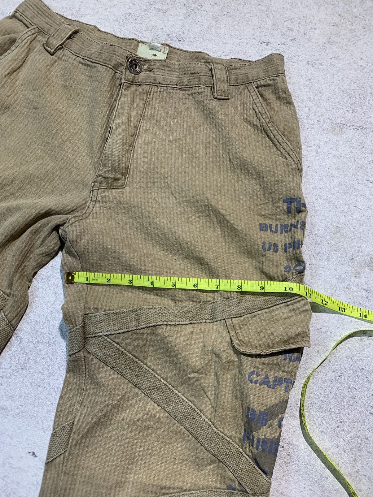 If Six Was Nine × PPFM × Tornado Mart Xunglong poem panelled hidden cargo pants Size US 32 / EU 48 - 12 Thumbnail