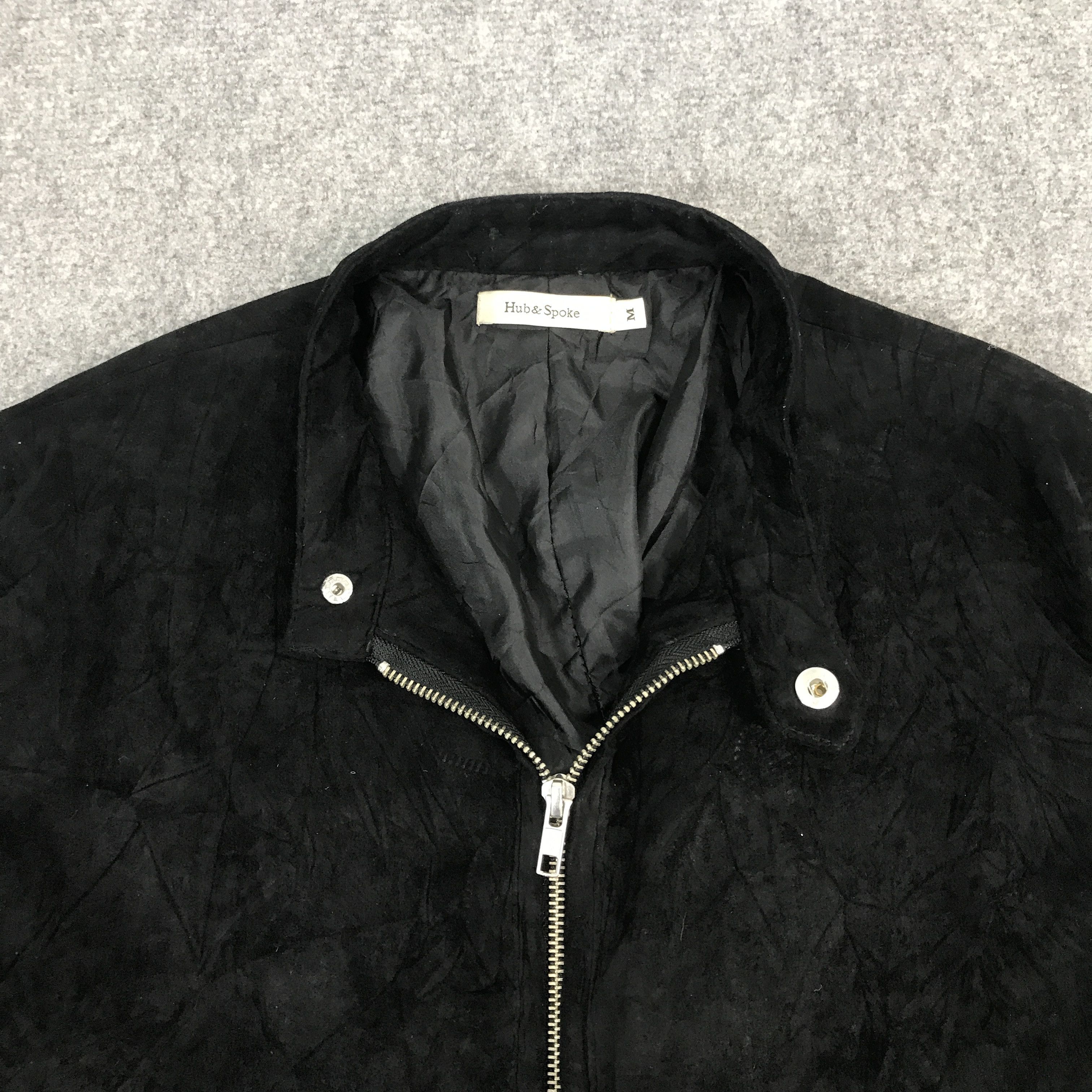 Japanese Brand Japan design biker black style hub & spooke jacket Size US M / EU 48-50 / 2 - 8 Thumbnail