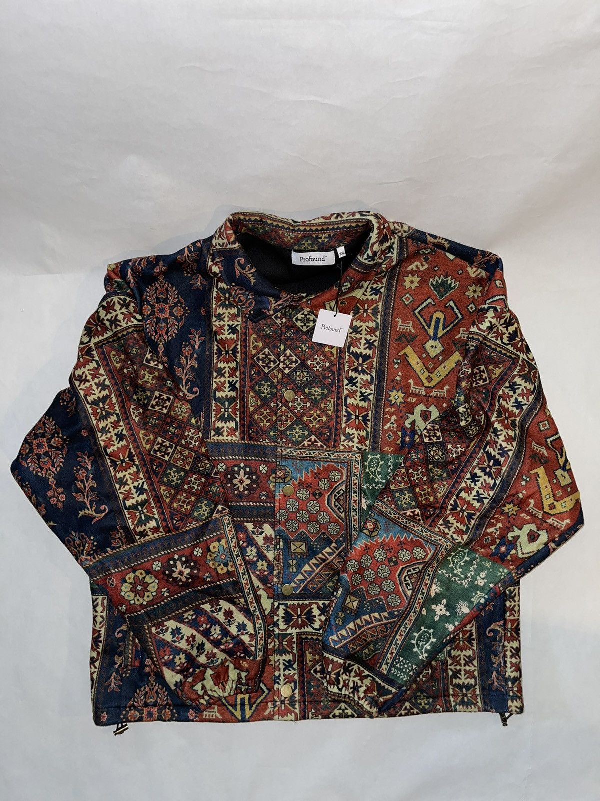 image of Profound Aesthetic Multi Tapestry Lightweight Sherpa Jacket, Men's (Size 2XL)