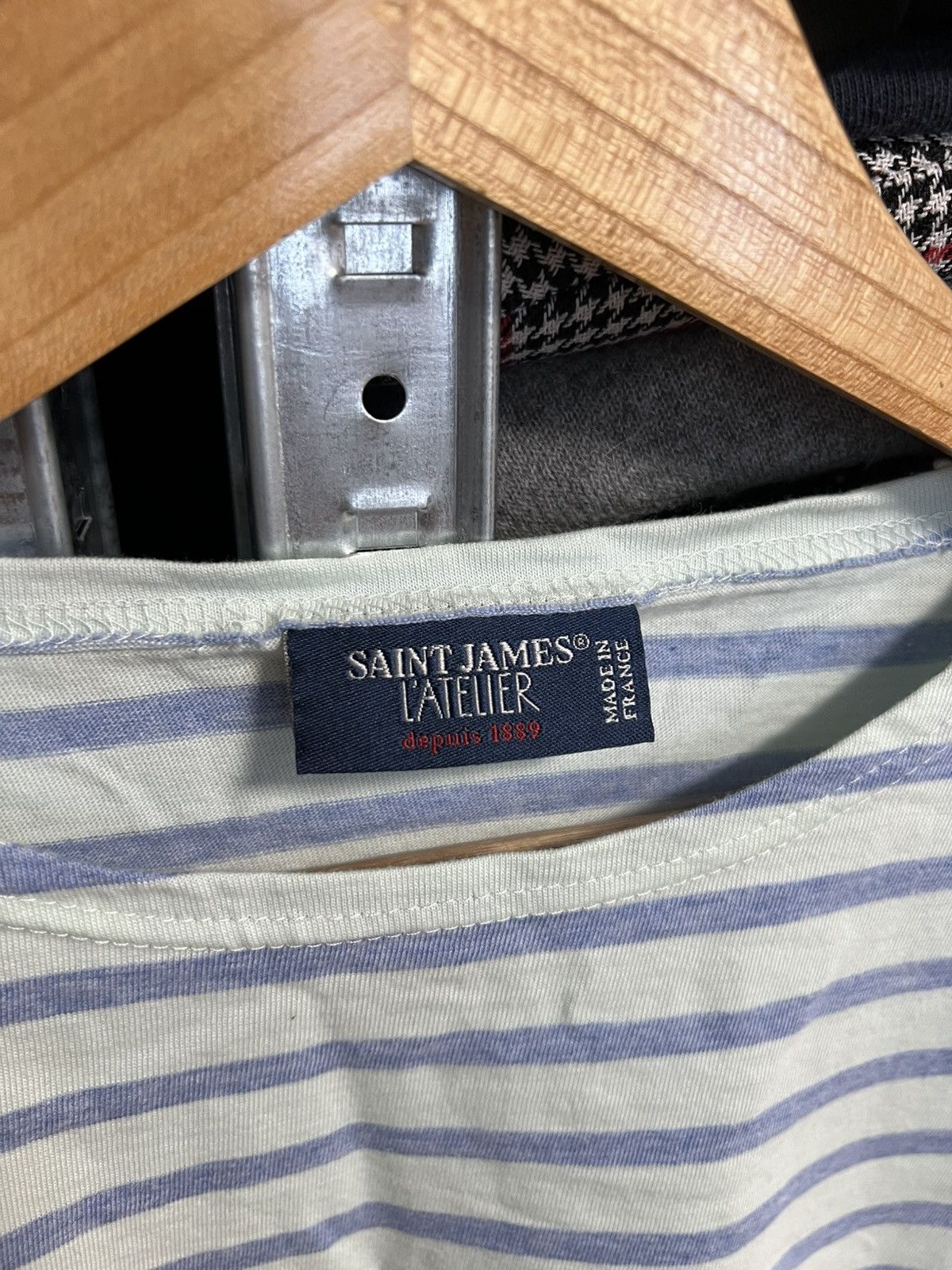 Saint James Asap Rocky Saint James Striped Long Sleeve Sweatshirt Sz M Size M / US 6-8 / IT 42-44 - 5 Thumbnail