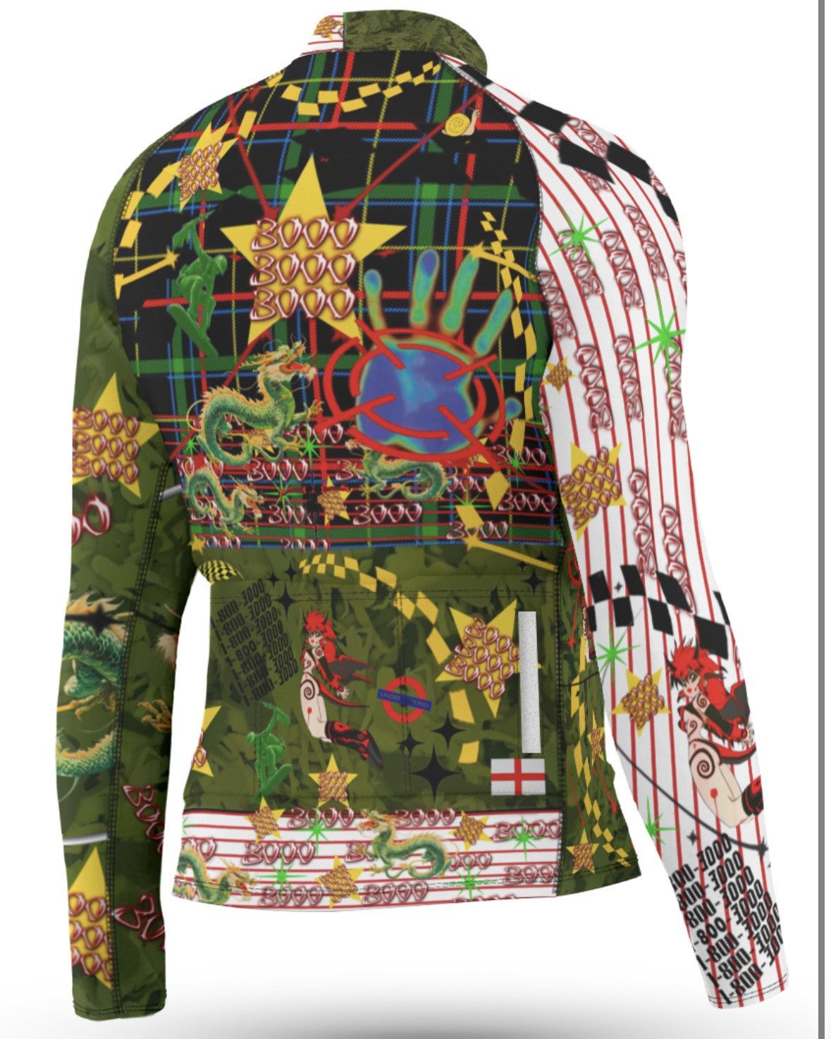 Other UK Dragon City 3000 uk custom jersey Size US S / EU 44-46 / 1 - 2 Thumbnail