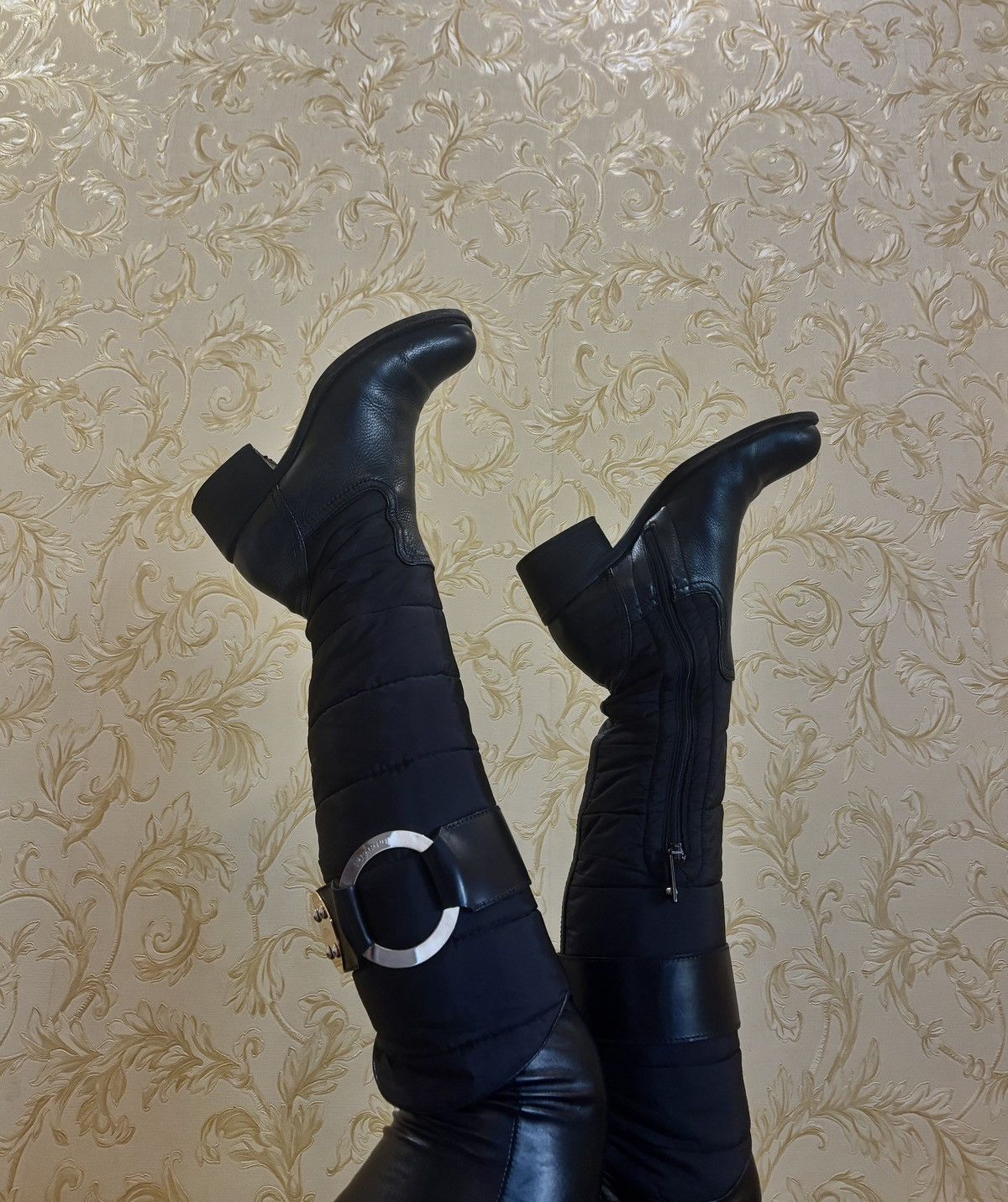 Baldinini Baldinini Vintage Quilted Over-The-Knee Boots(Y2K Aesthetic) Size US 6 / IT 36 - 1 Thumbnail