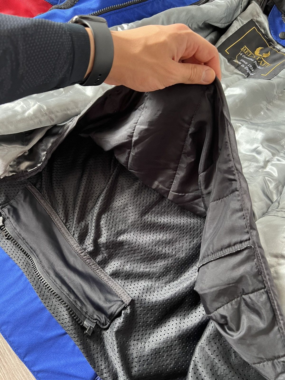 Belstaff Vintage Racing Belstaff 90s 2 in 1 Cordura Big Logo Jacket Size US L / EU 52-54 / 3 - 23 Thumbnail