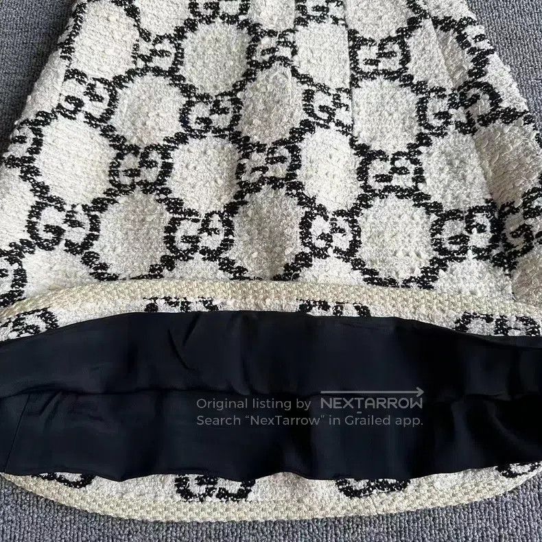 Gucci Gucci Full print double G braided short skirt Size 24" / US 00 / IT 34 - 4 Thumbnail