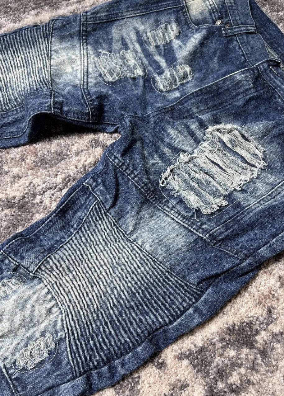 Affliction × Japanese Brand × Vintage Crazy Y2K 1738 Dynasty Affliction style crosses grunge jeans Size US 34 / EU 50 - 13 Thumbnail
