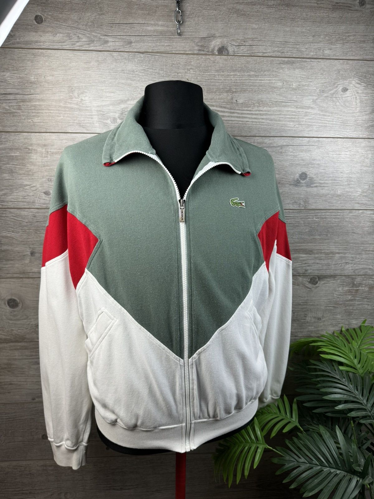 Lacoste Vintage Chemise Lacoste Olympic 90s Size L Size US L / EU 52-54 / 3 - 3 Thumbnail