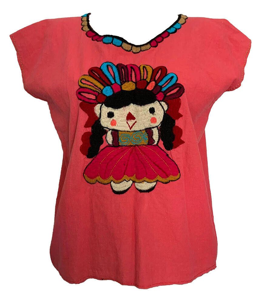 Designer Used Red Hand Made Blouse L Size L / US 10 / IT 46 - 1 Thumbnail