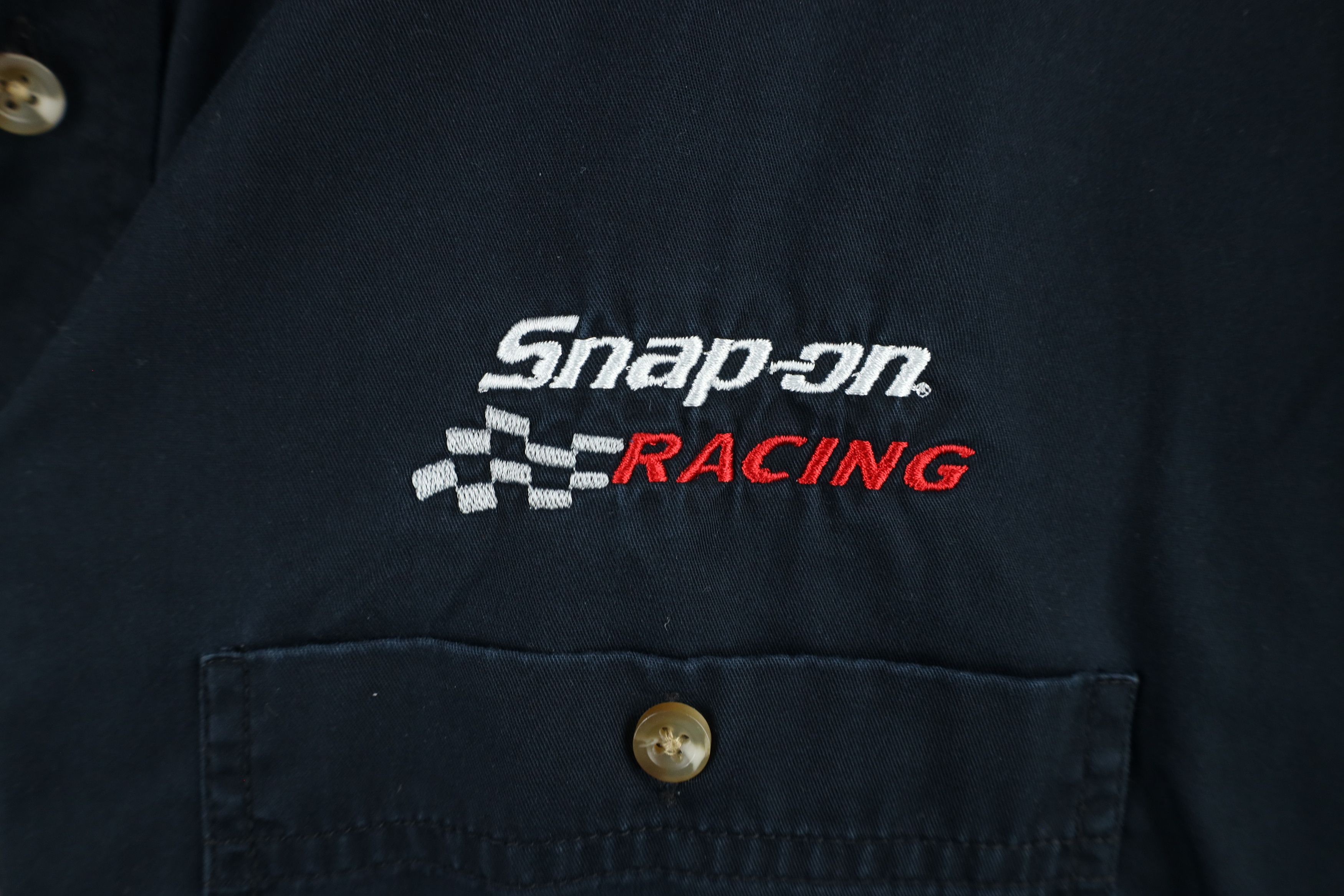 Vintage Vintage 90s Spell Snap On Racing Short Sleeve Button Shirt Size US XXL / EU 58 / 5 - 4 Thumbnail