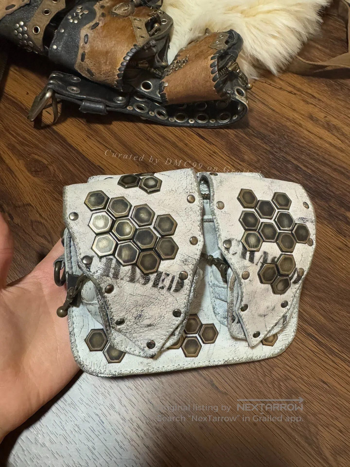 KMRii kmrii Visual Kei White Waist Bag. Size ONE SIZE - 1 Thumbnail