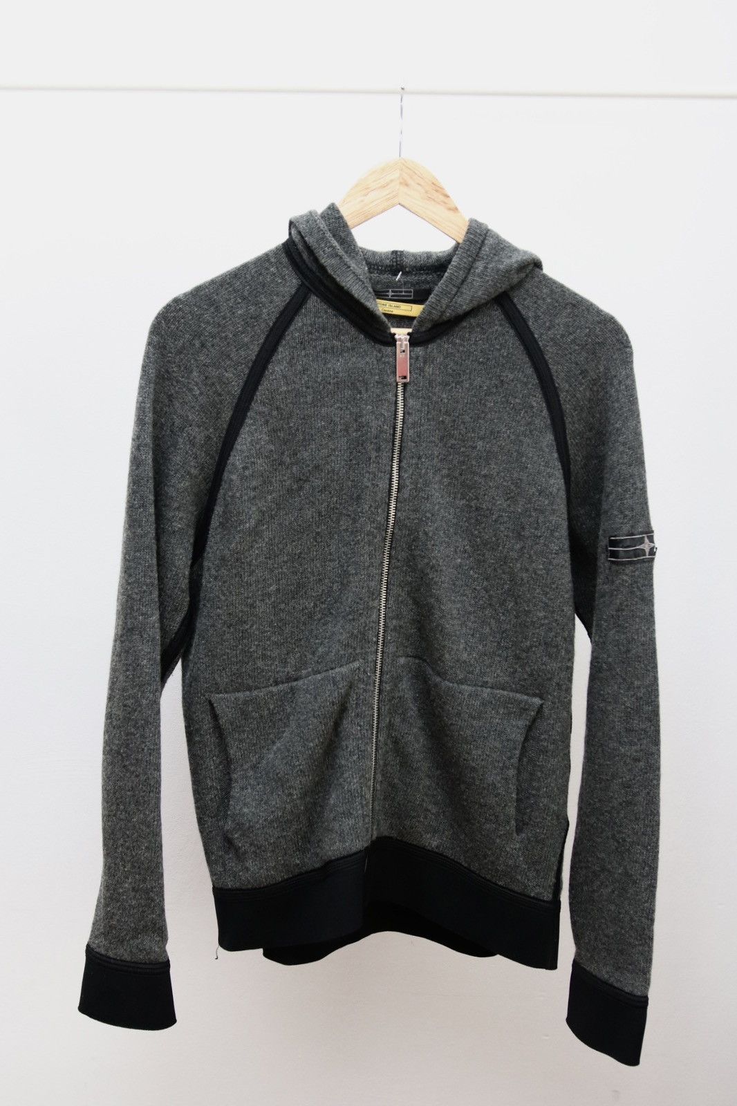 Stone Island Vintage Stone Island wool zip hoodie Denim series Size US M / EU 48-50 / 2 - 2 Thumbnail
