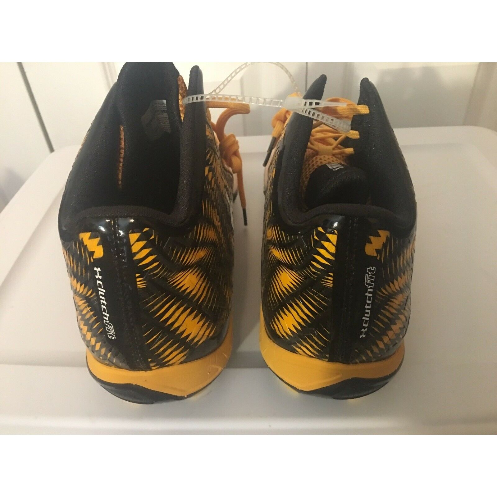 Under Armour New Under Armour UA Nitro Mid D Mens Football Cleats Yellow Size US 15 / EU 48 - 10 Thumbnail