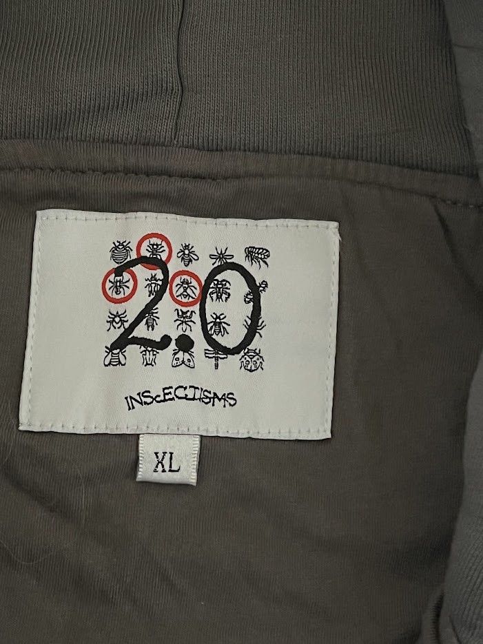 Japanese Brand insectisms afd grey zip up Size US XL / EU 56 / 4 - 5 Thumbnail