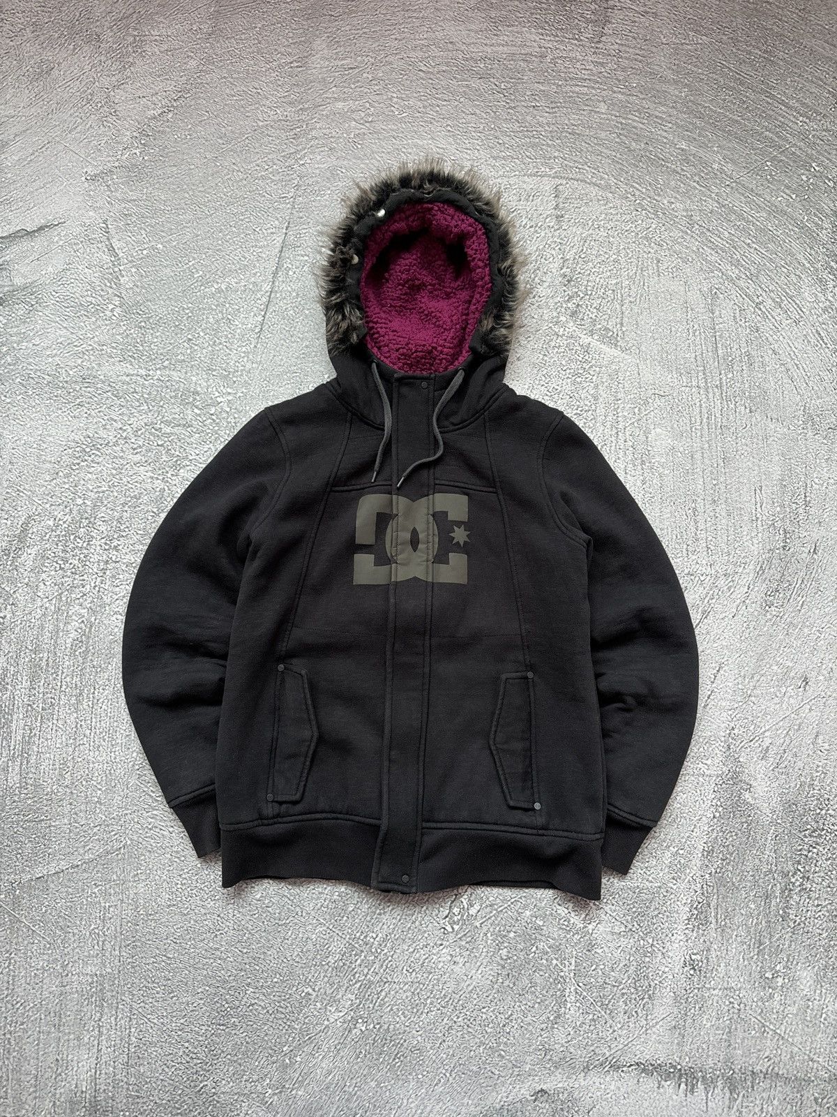 ジャケット・アウター 00s japanese label duffel coat hoodie DC × Japanese Brand × Vintage DC Skateboarding Vintage Big