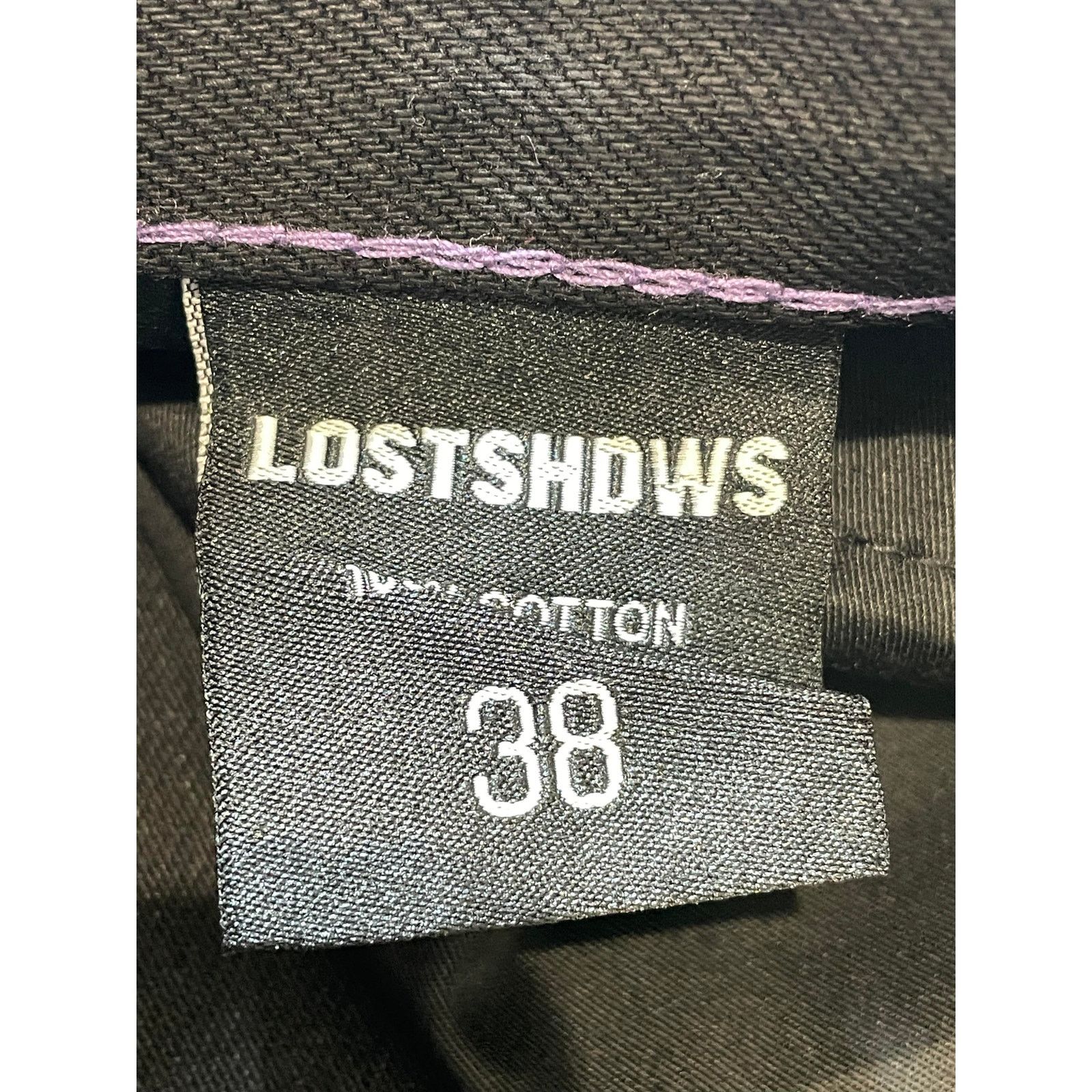 LOSTSHDWS LostSHDWS Purple Outline Black Jeans Size US 38 / EU 54 - 4 Thumbnail