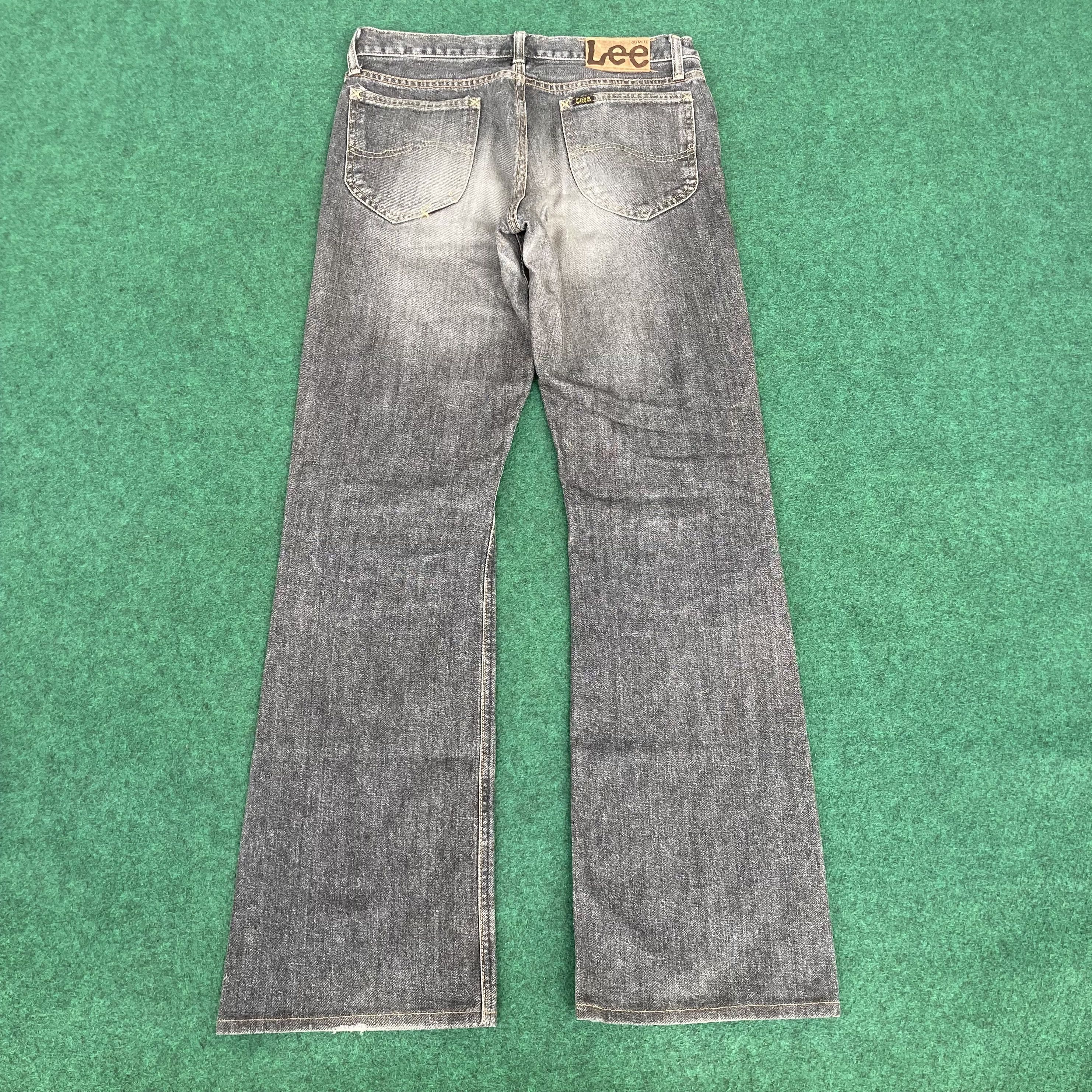 Designer × Lee × Vintage 29x31.5 Vtg Lee Riders Faded Denim Flare Bootcut Sz 29 Jeans Size US 29 - 12 Thumbnail