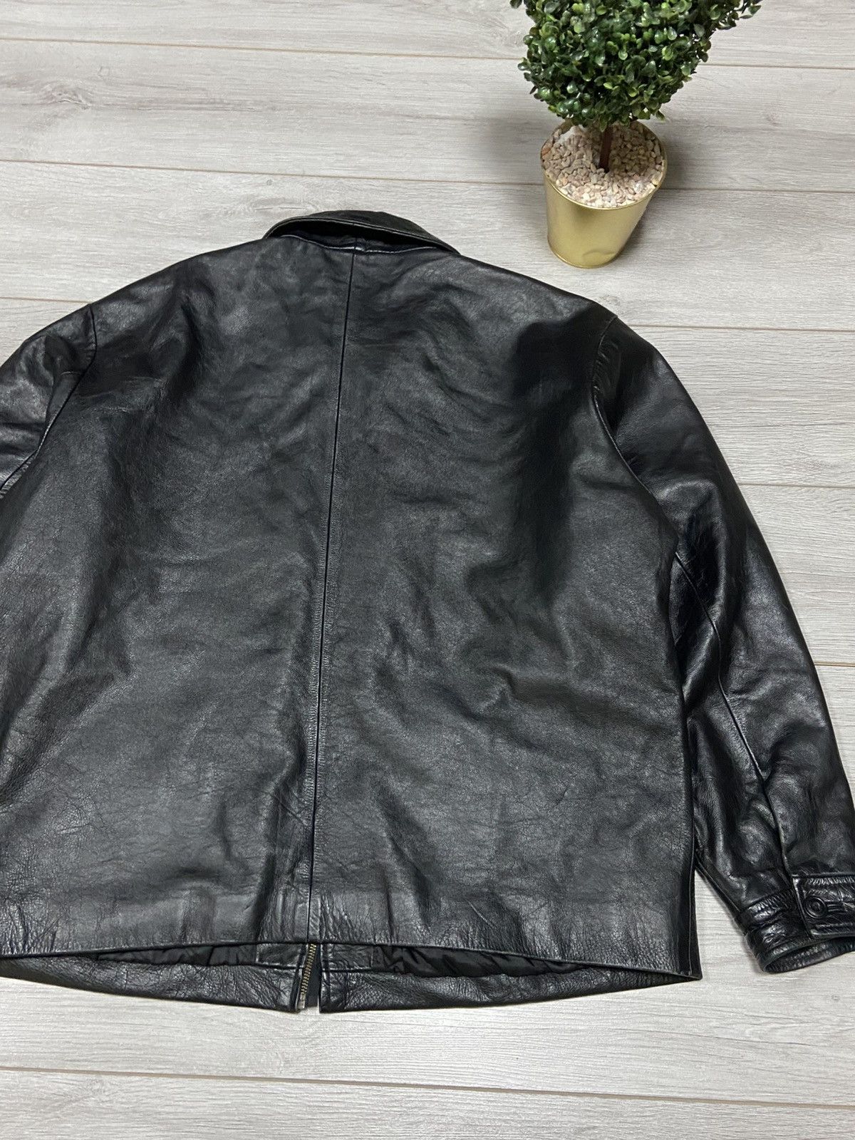 Gap GAP vintage leather jacket zip up Size US XXL / EU 58 / 5 - 11 Thumbnail