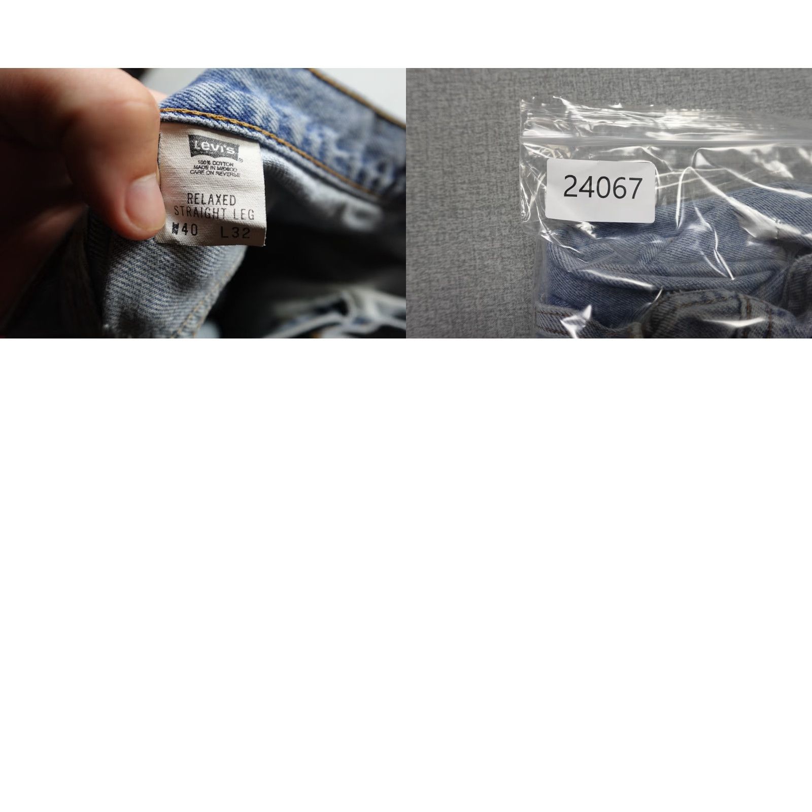 Levi's VINTAGE Levi's Jeans 550 Men 38x32 Blue Relaxed Fit Straight Leg Light Wash Size US 38 / EU 54 - 9 Thumbnail
