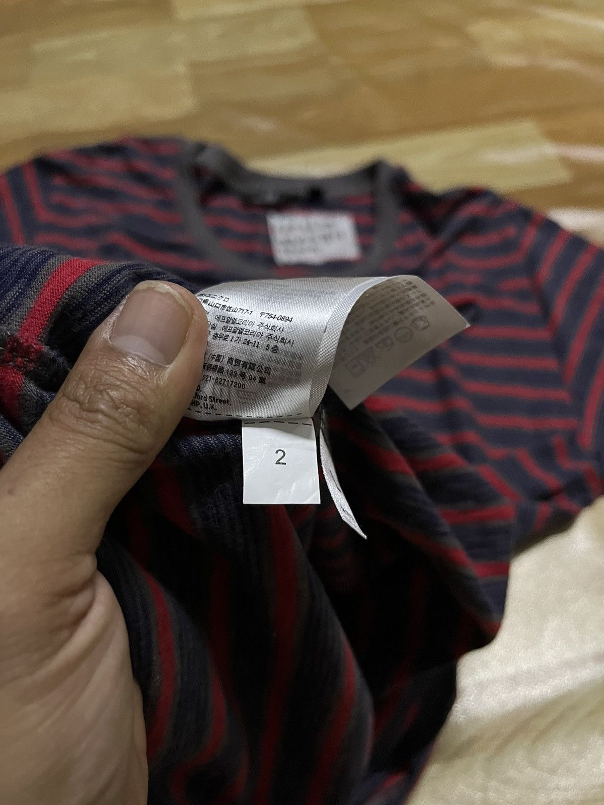 Japanese Brand × Undercover × Uniqlo Undercover By Uniqlo Stripe Design Tee Size US L / EU 52-54 / 3 - 8 Thumbnail