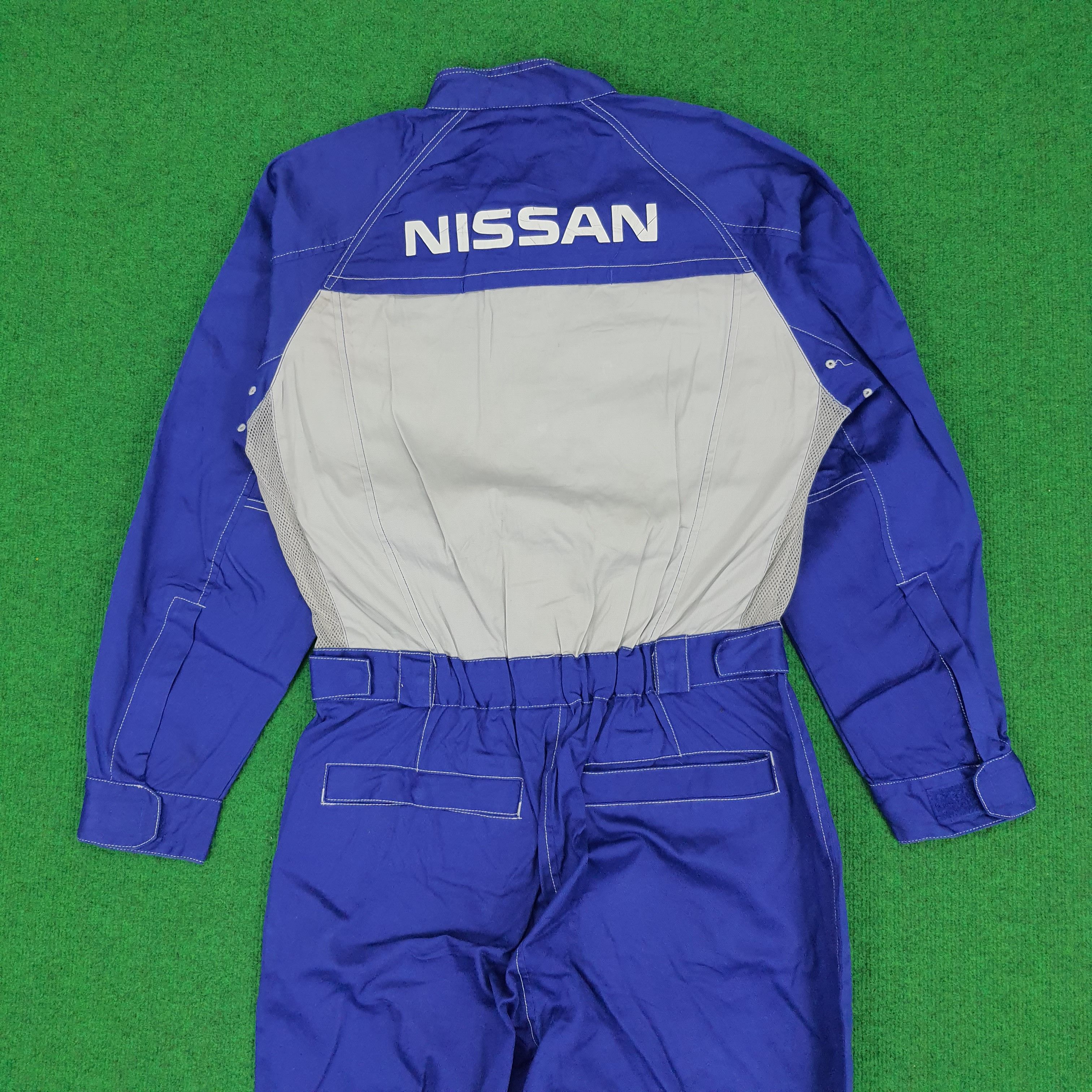 Japanese Brand × Vintage Vintage NISSAN Japan Racing Team Workwear Coverall Size US M / EU 48-50 / 2 - 2 Thumbnail