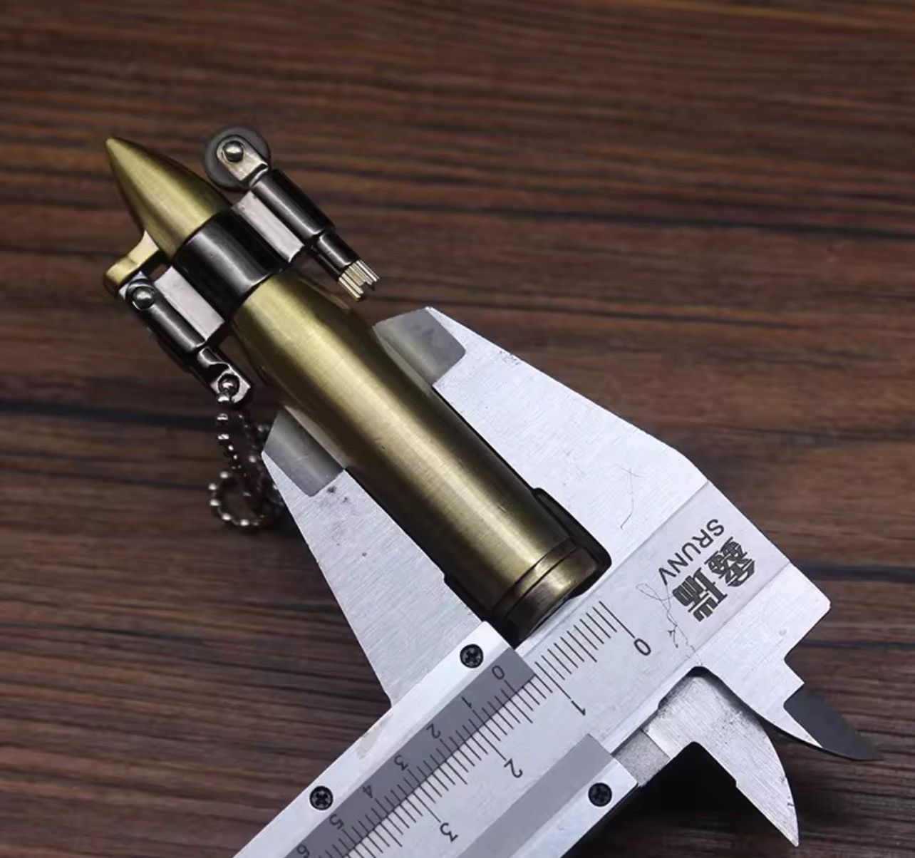 Vintage Brass Lighters With Bullet Fantastic Design Size ONE SIZE - 9 Thumbnail