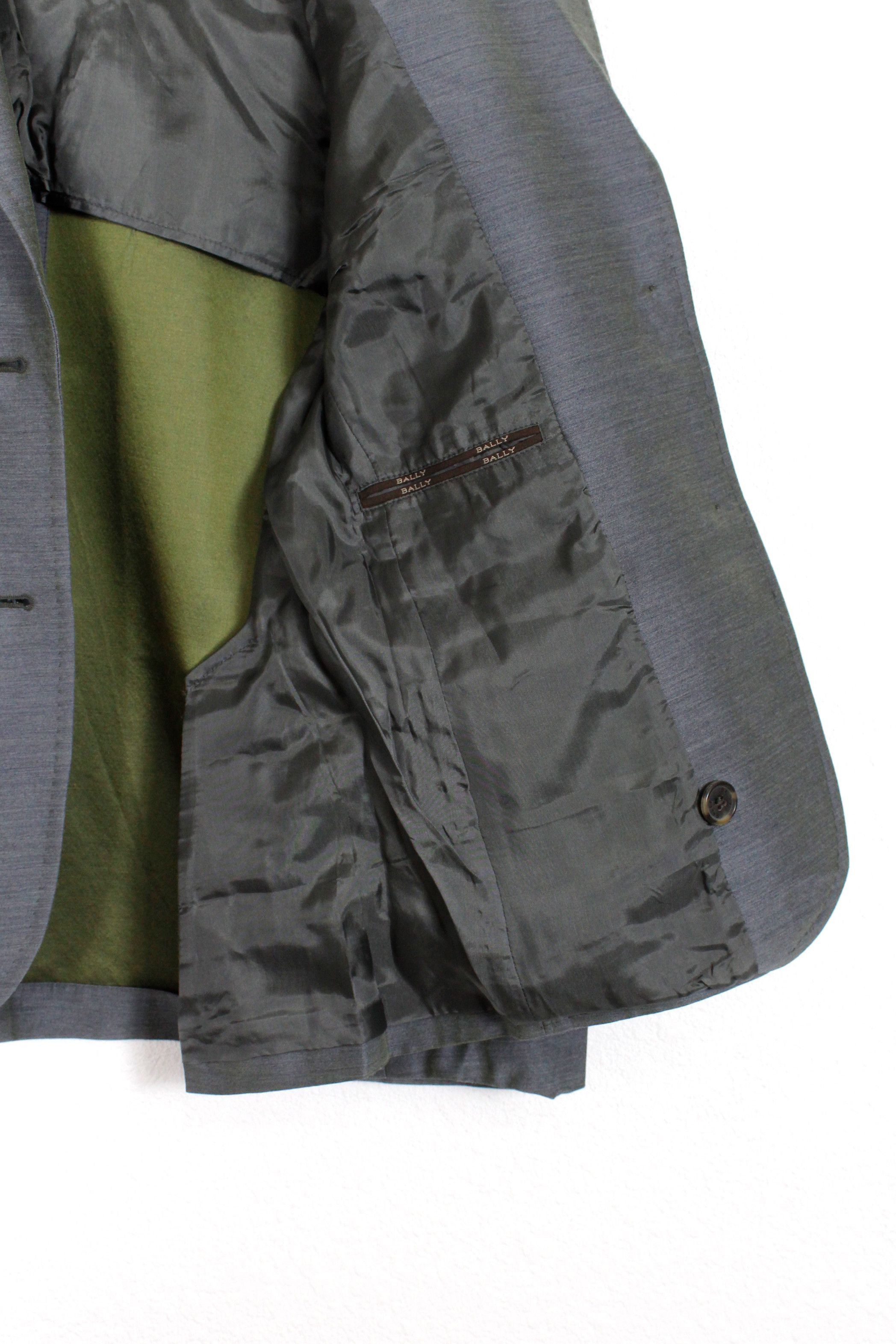 Bally Womens Bally Italy Gray Wool Blazer Jacket 38 size Size XS / US 0-2 / IT 36-38 - 6 Thumbnail