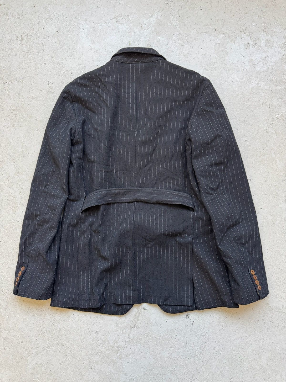 Comme des Garcons Homme Deux Comme Des Garçons Homme Duex Striped 2016 Blazer Size US XL / EU 56 / 4 - 3 Thumbnail