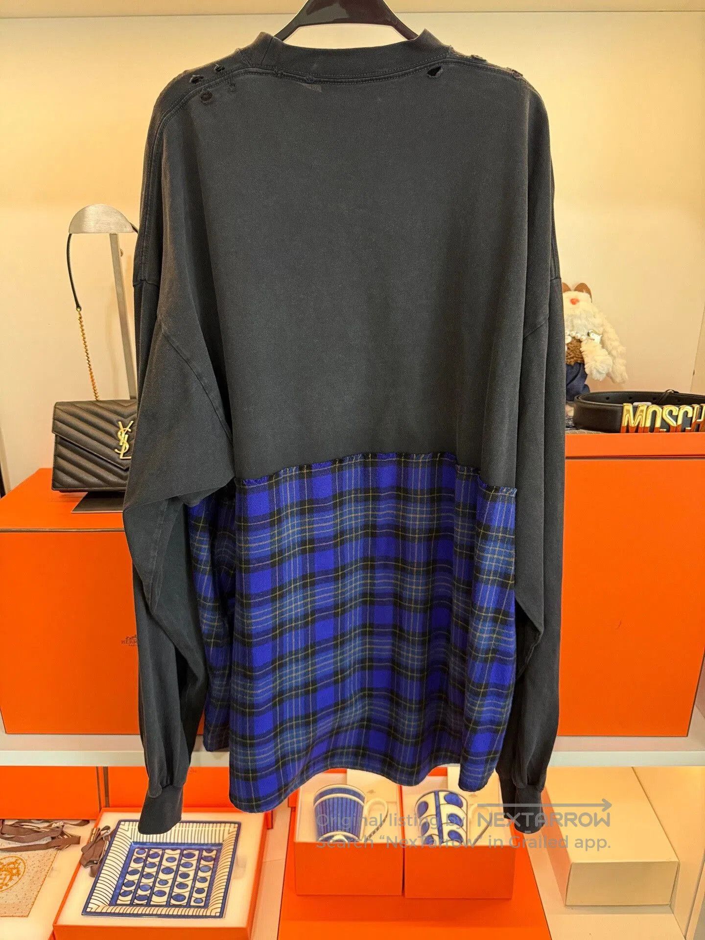 Balenciaga Balenciaga Batman Embroidery Plaid Shirt. Size US M / EU 48-50 / 2 - 2 Thumbnail