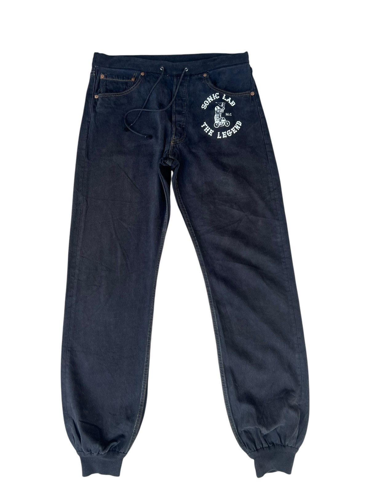 Sonic Lab Sonic Lab Japan X Levi’s 501 Reconstructed Denim Jeans Size US 30 / EU 46 - 3 Thumbnail