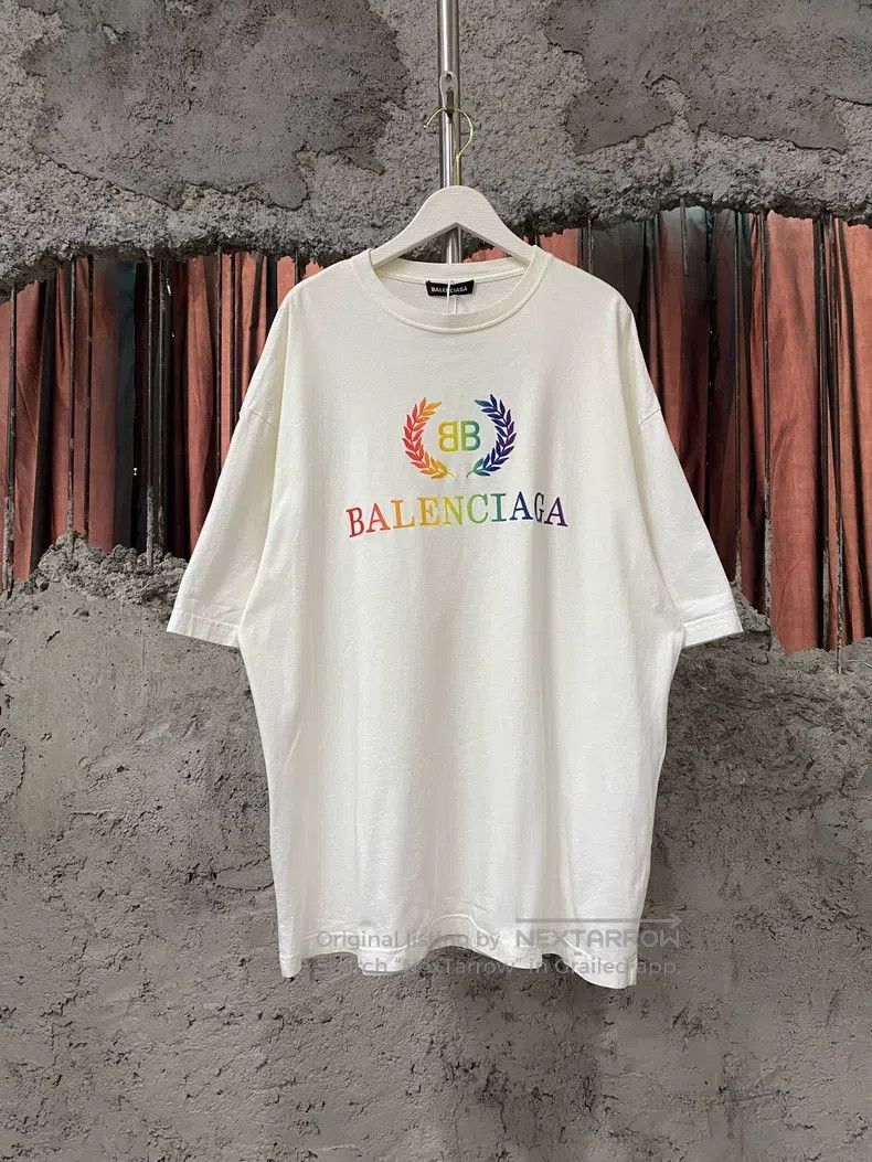 Balenciaga Balenciaga Colorful Wheat Short Sleeve Size US M / EU 48-50 / 2 - 1 Thumbnail