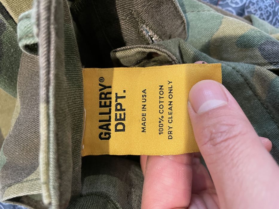 Gallery Dept. GALLERY DEPT. Camo Flares Cargo Pants Grailed