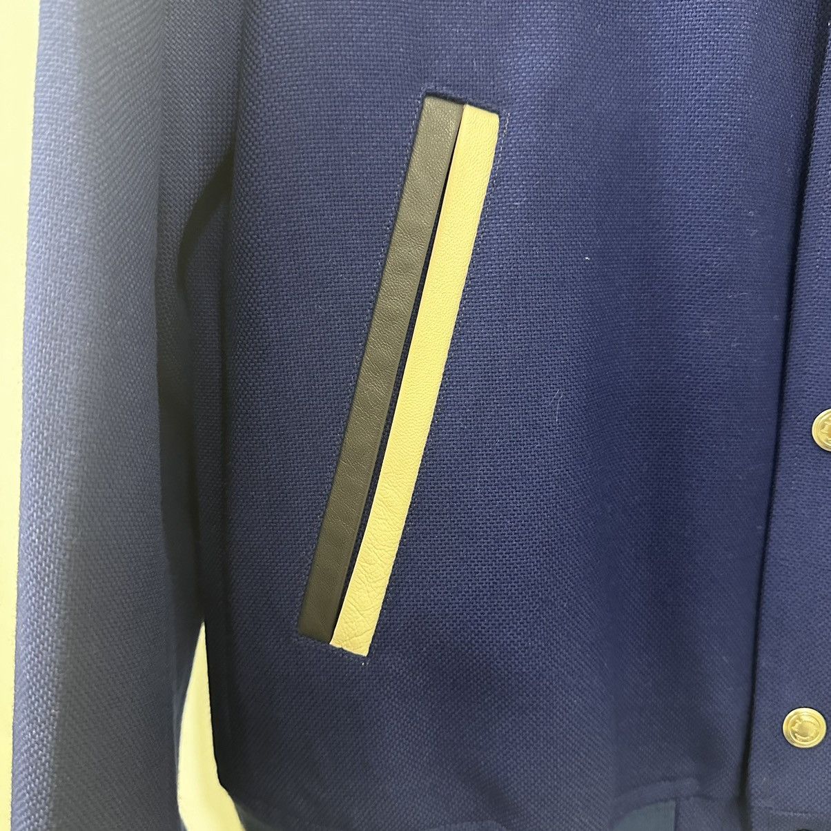 Paul Smith Rare High Quality Paul Smith Wool Lambskin Varsity Jacket Size US S / EU 44-46 / 1 - 5 Thumbnail
