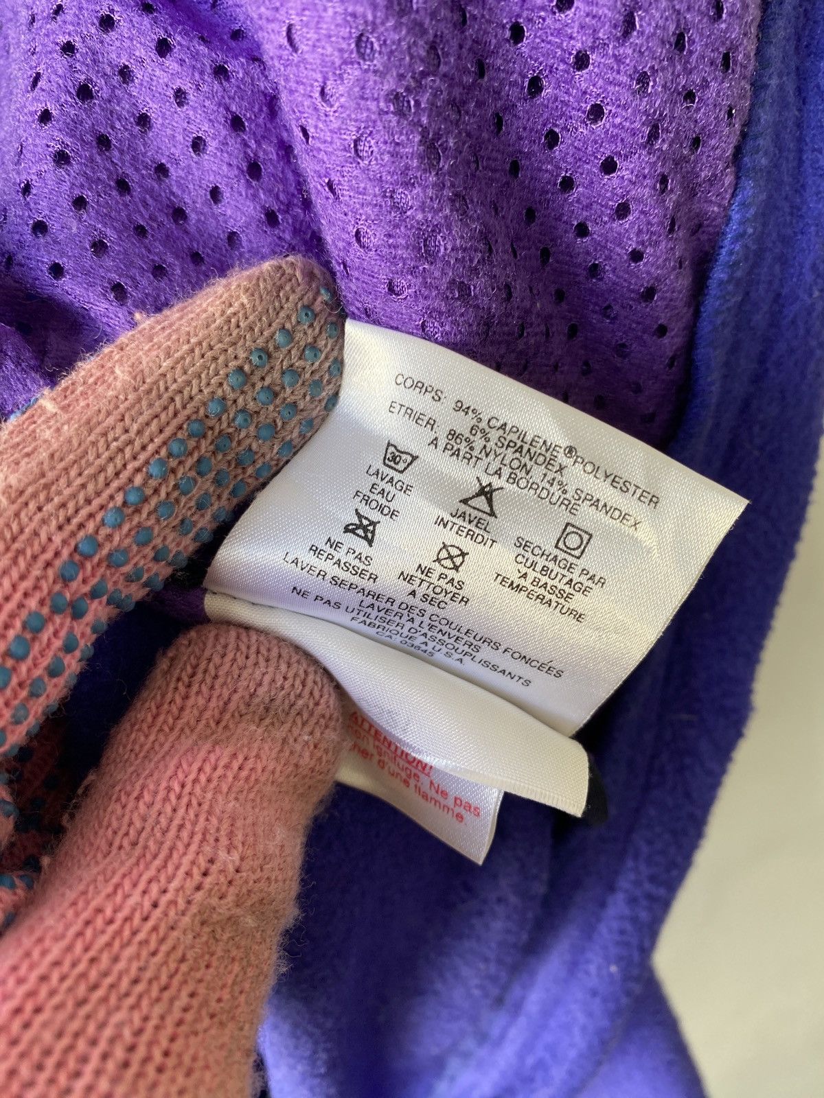 Patagonia × Vintage 90’s Patagonia Fleece Body Suit Bib Overall Base Layer Pant Size US 30 / EU 46 - 11 Thumbnail