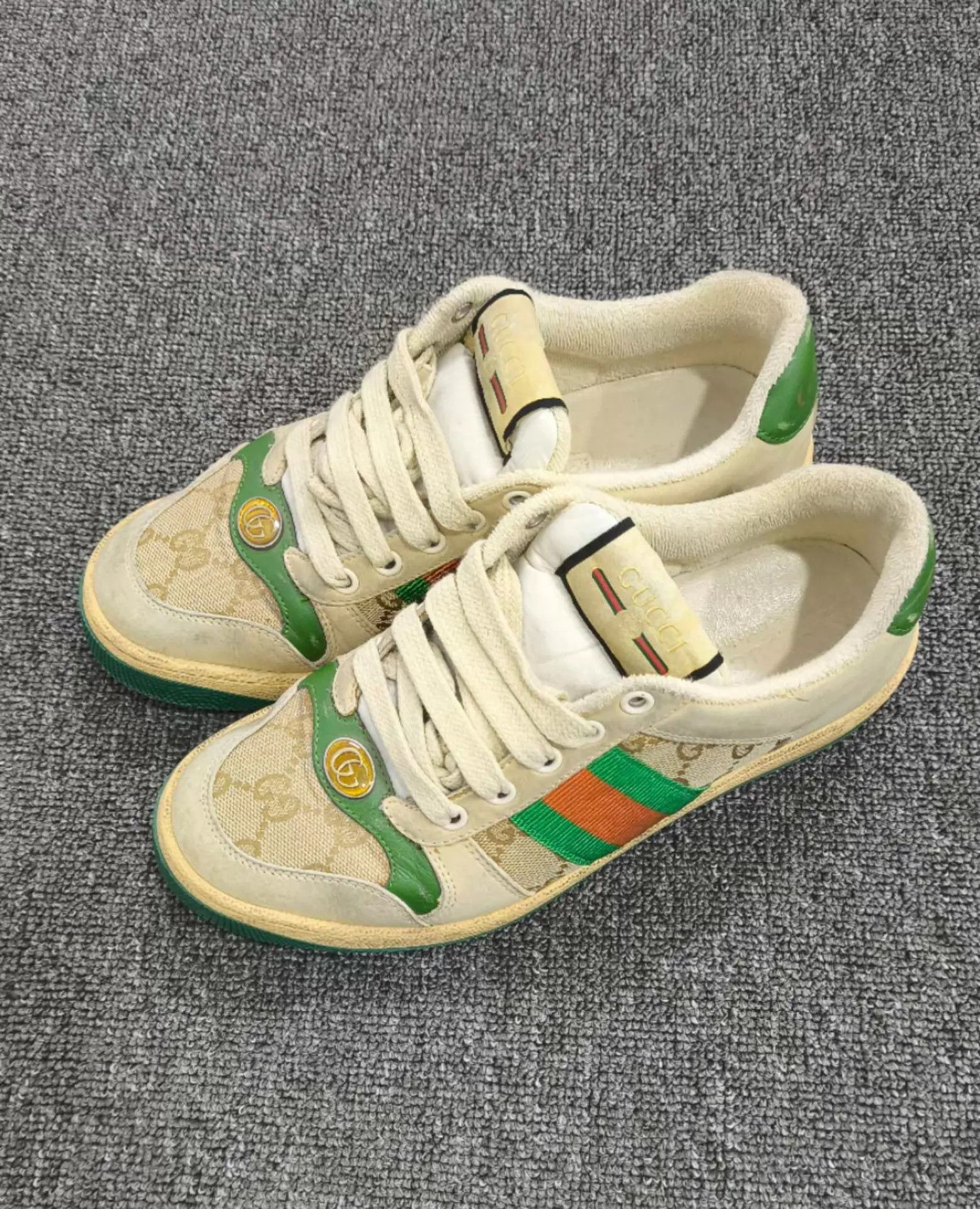 Gucci GUCCI Enamel Dirty Skate Shoes 36 Size US 5.5 / IT 35.5 - 1 Thumbnail