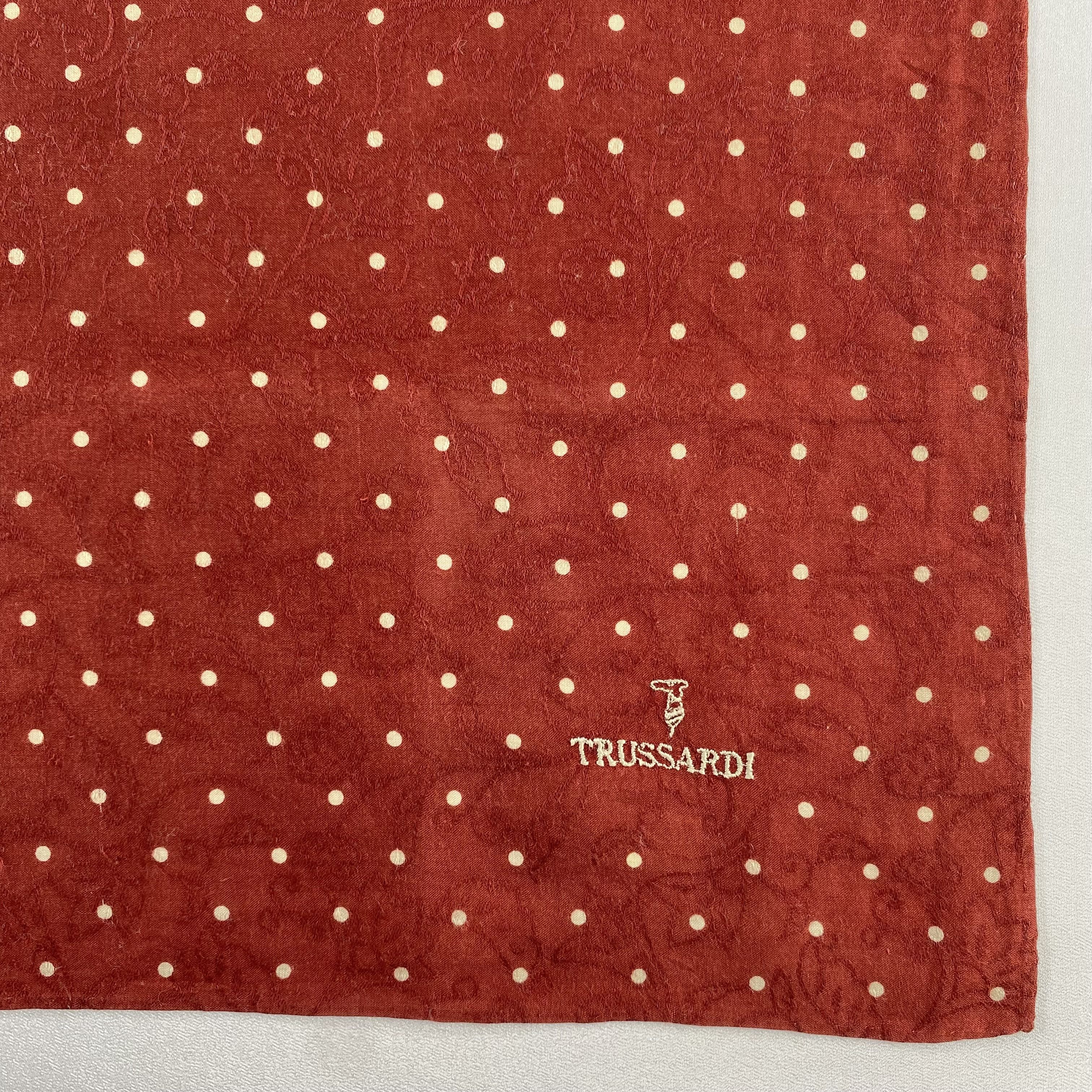 Trussardi × Vintage Trussardi Neckerchief / Bandana / Handkerchief-P818 Size ONE SIZE - 3 Thumbnail