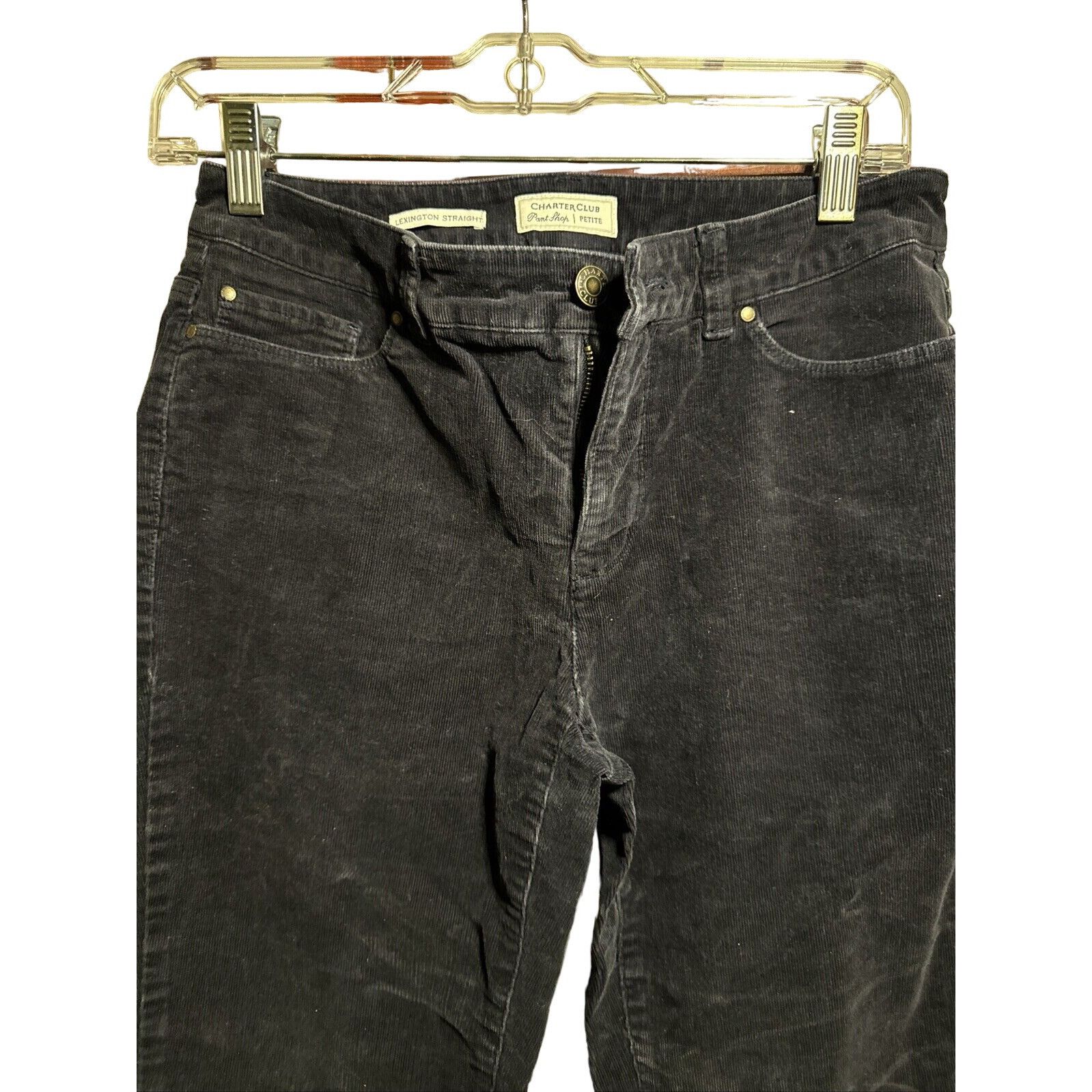 Other Charter Club Petite Lexington Corduroy Straight-Leg Pants Si Size 27" / US 4 / IT 40 - 2 Thumbnail