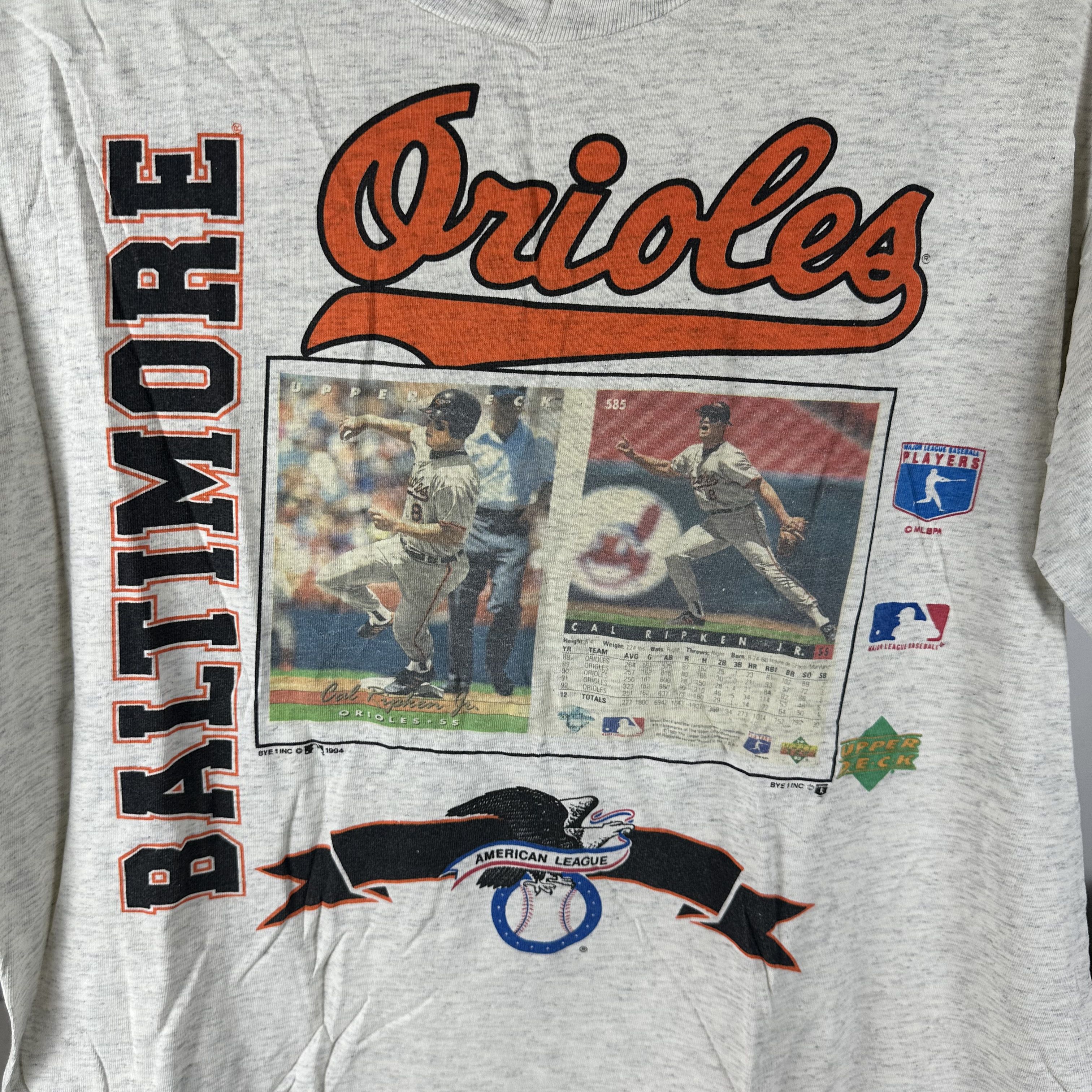 Vintage 1994 Baltimore Orioles Baseball MLB Single Stitch T-Shirt Size US L / EU 52-54 / 3 - 2 Thumbnail
