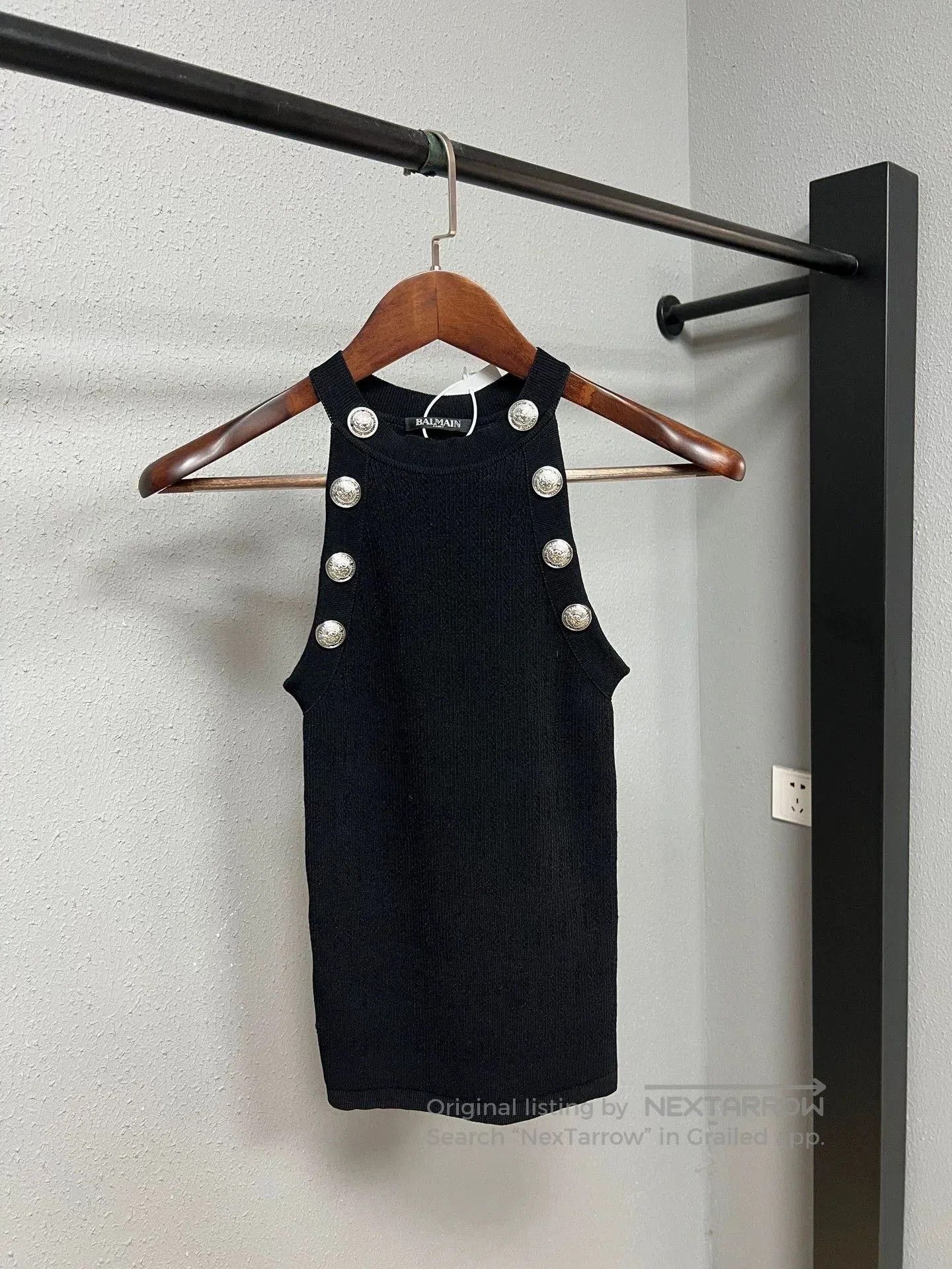 Balmain Balmain Silver Buckle Vest Dress. Size XS / US 0-2 / IT 36-38 - 1 Thumbnail
