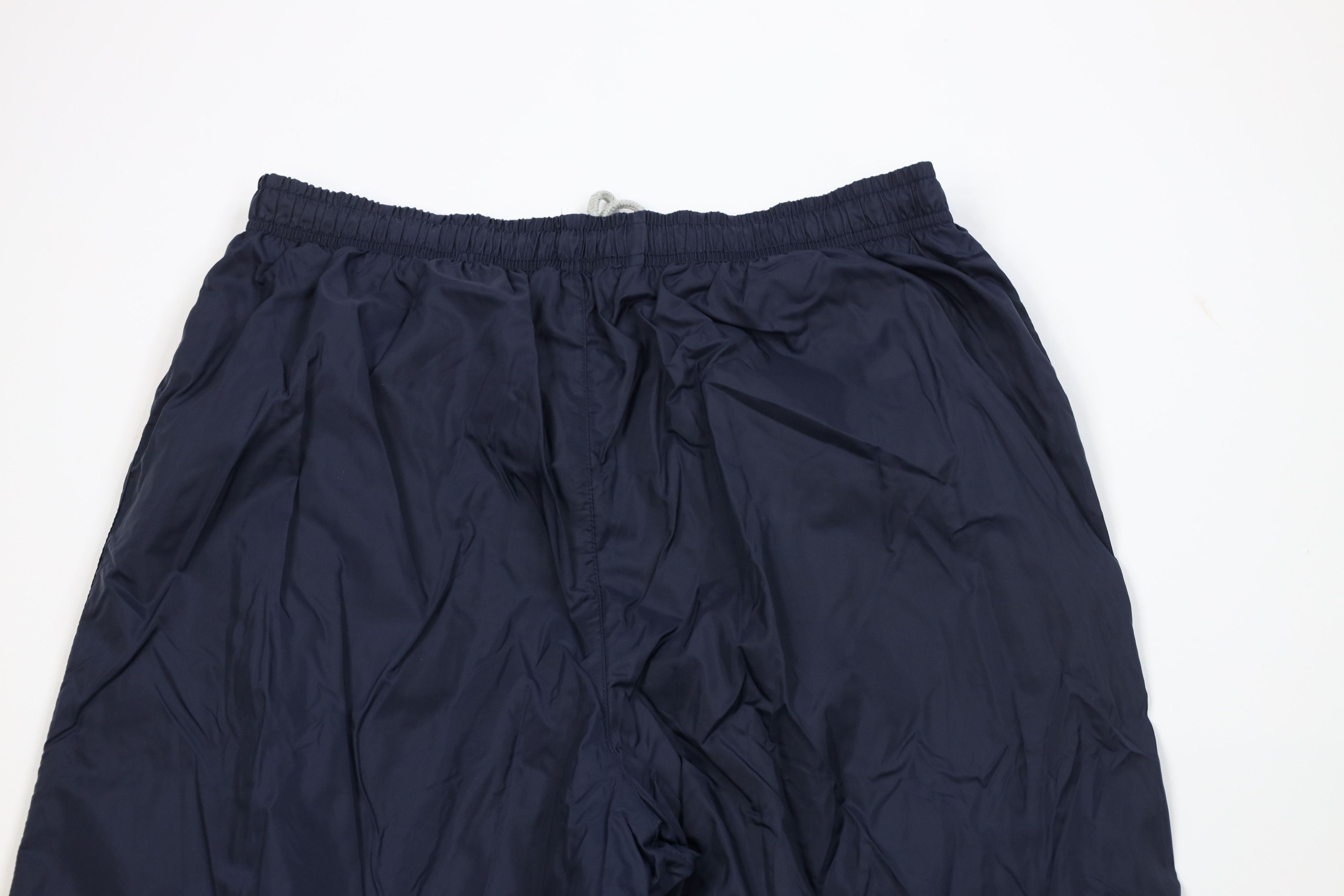 Nike Vintage 90s Nike Scott Mini Swoosh Lined Wide Leg Pants Blue Size 30" / US 8 / IT 44 - 10 Thumbnail