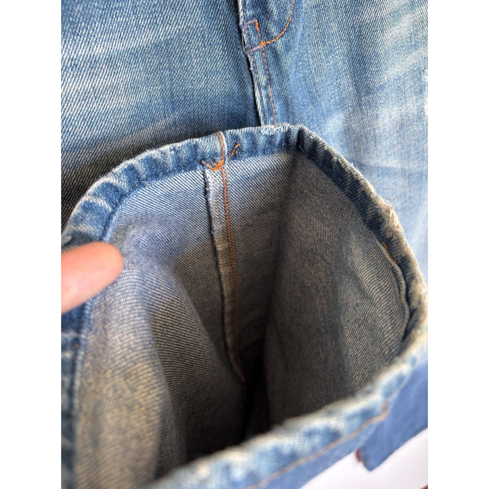 Diesel Diesel Industry Jeans W27 Italy Y2K Medium Wash Zip Straight Size US 27 - 9 Thumbnail