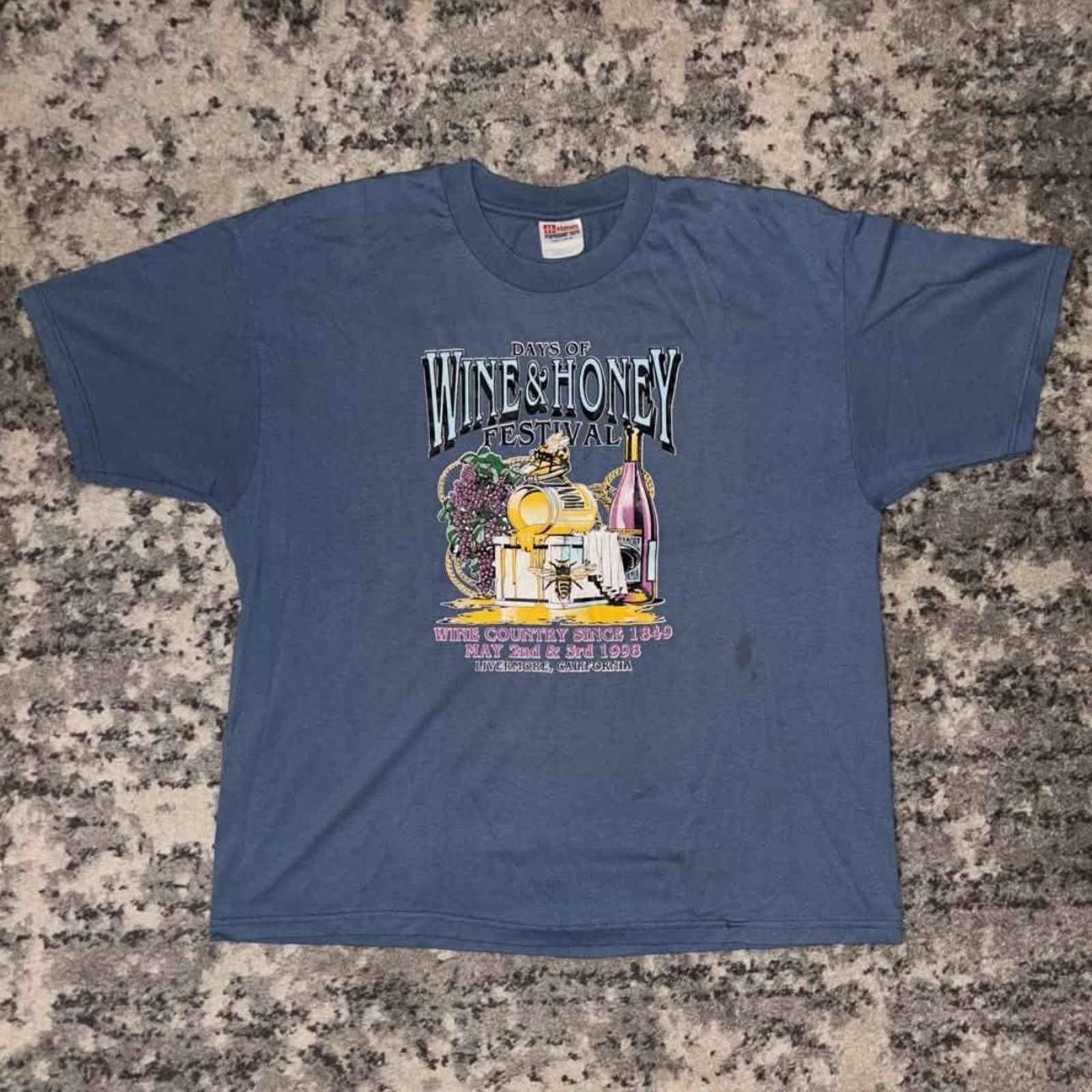 Vintage Vintage 90s Days of Wine and Honey Festival Shirt Size US XL / EU 56 / 4 - 3 Thumbnail
