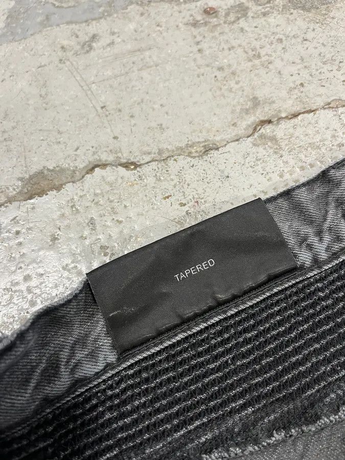 Balmain Balmain Grey Biker Denim Jeans Size US 31 - 10 Thumbnail