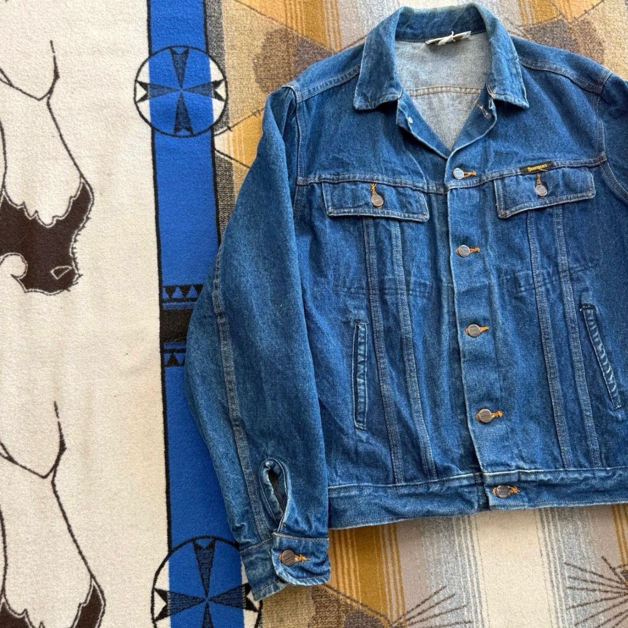 Dickies VINTAGE Dickies Denim Jacket Mens 42 Trucker Jeans Blue 80s 90s Workwear Casual Jacket Size US 42 / EU 58 - 6 Thumbnail