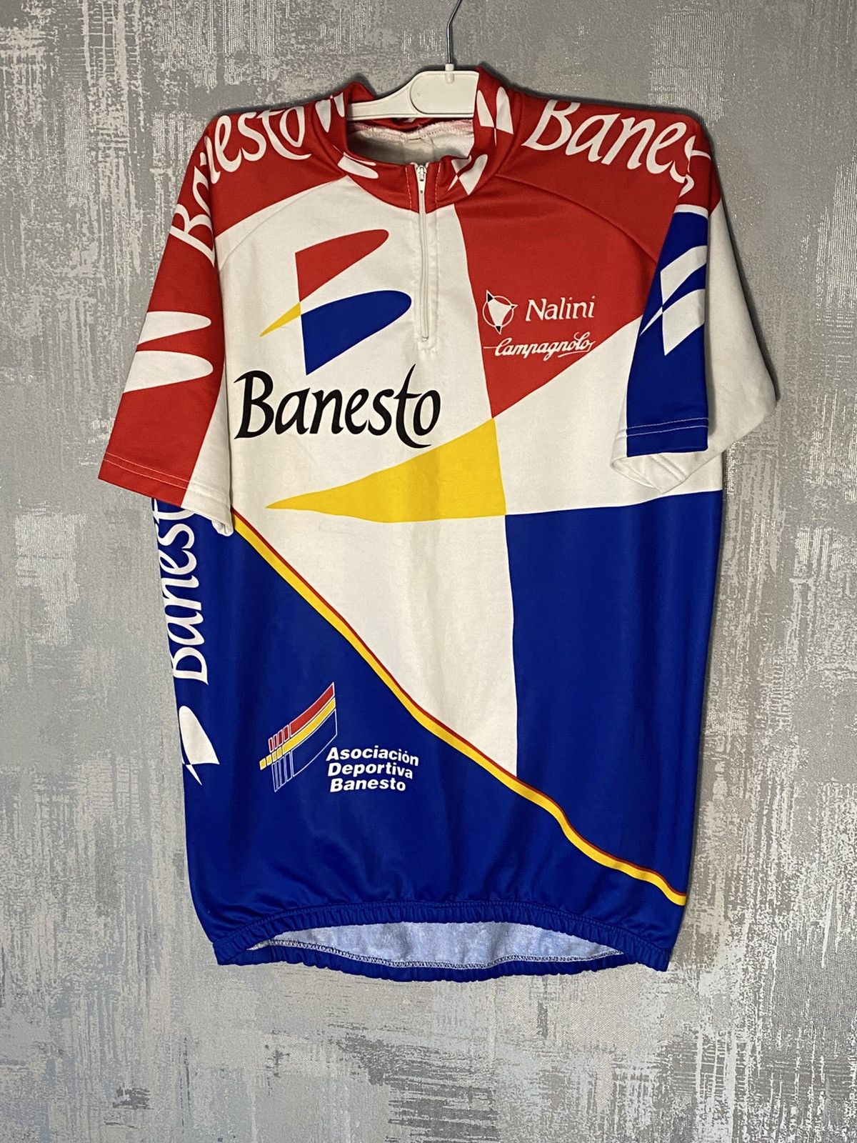 Vintage Banesto Nalini Jersey 1994 Bike Cycling Shirt Jersey 1/4 Zip Size US L / EU 52-54 / 3 - 1 Thumbnail