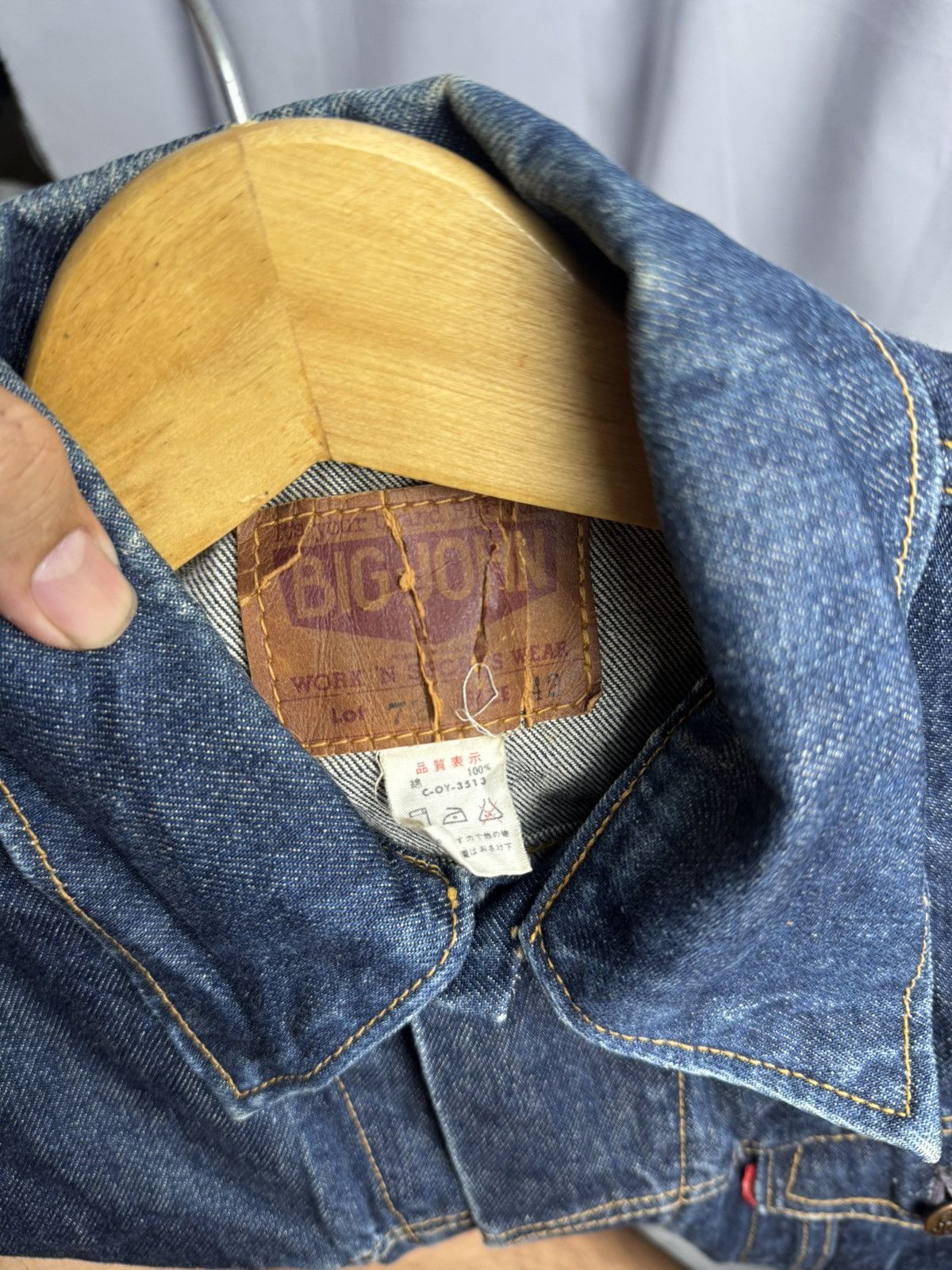 Japanese Brand Big John Denim Jacket Vintage Japanese Size US M / EU 48-50 / 2 - 5 Thumbnail