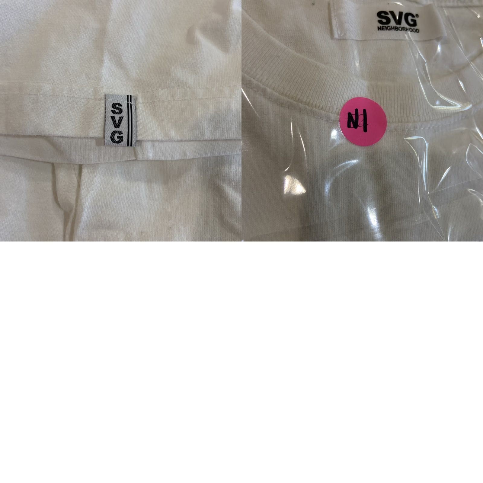 Neighborhood NEIGHBORHOOD T-Shirt Mens Army White 3 US Large L Size Regular Tee Shirt Size US M / EU 48-50 / 2 - 8 Thumbnail