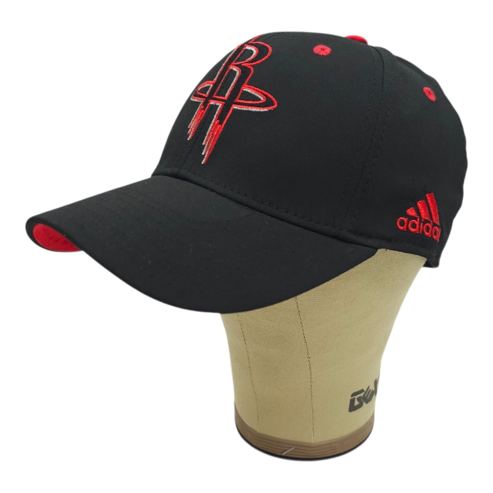Adidas Adidas Houston Rockets Drip Logo Hat S/M Cap Black Red NBA Size ONE SIZE - 2 Thumbnail