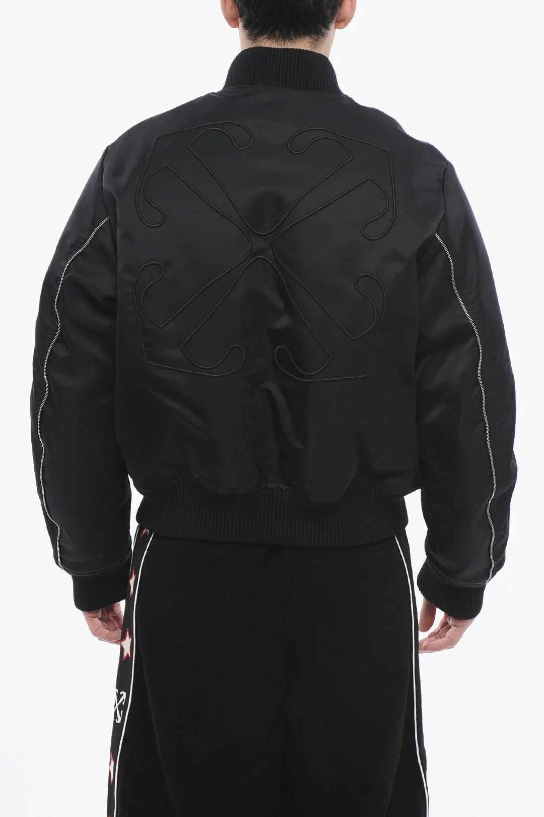 Off-White og1mm0426 Padded Bomber Jacket in Black Size US XXL / EU 58 / 5 - 2 Thumbnail