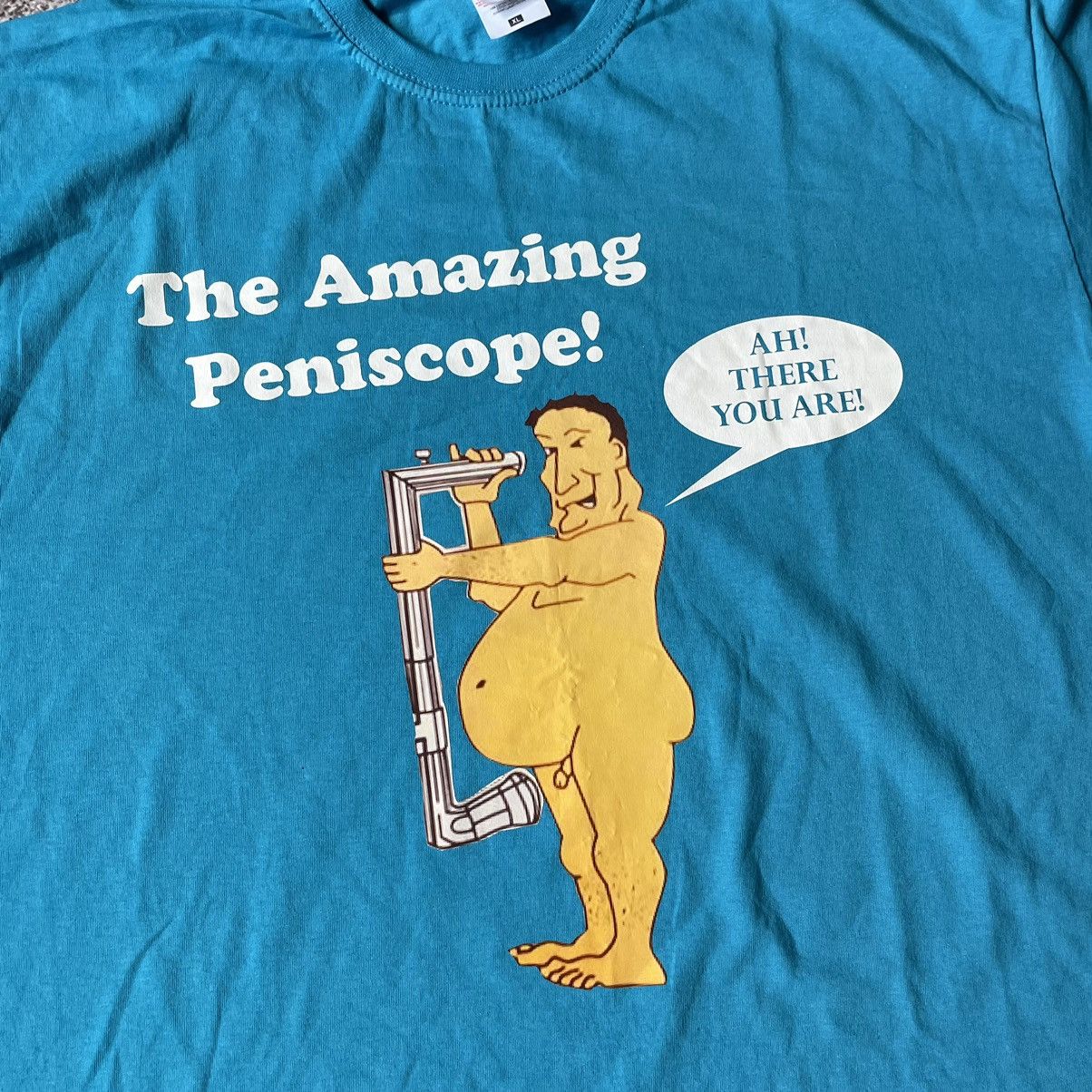 Vintage Vintage Y2K Graphic Tee Funny Penis Logo Humor Streetwear XL Size US XL / EU 56 / 4 - 6 Thumbnail