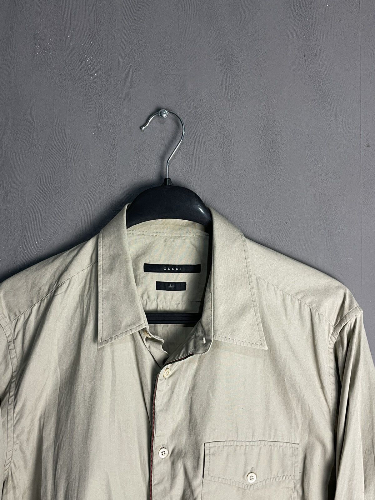 Gucci Gucci Shirt Button Up Long Sleeve Tom Ford Era Size US M / EU 48-50 / 2 - 2 Thumbnail