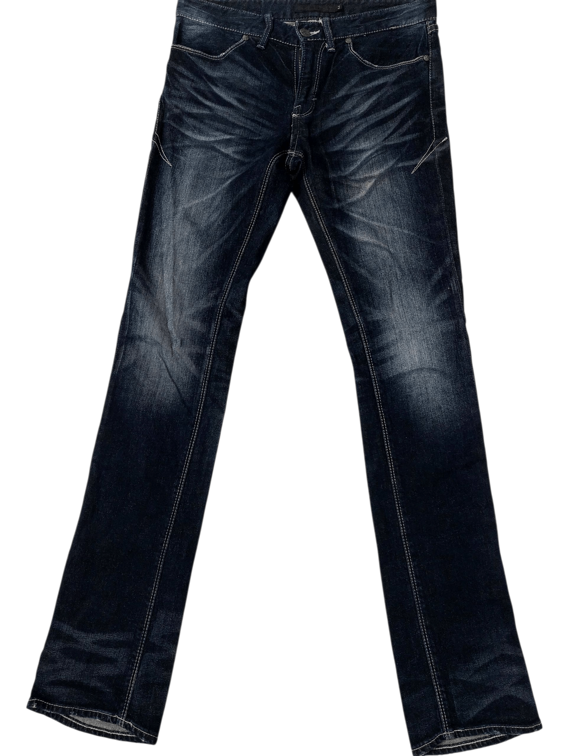 GOSTAR DE FUGA FUGA Spiral Distressed Denim Size US 31 - 3 Thumbnail